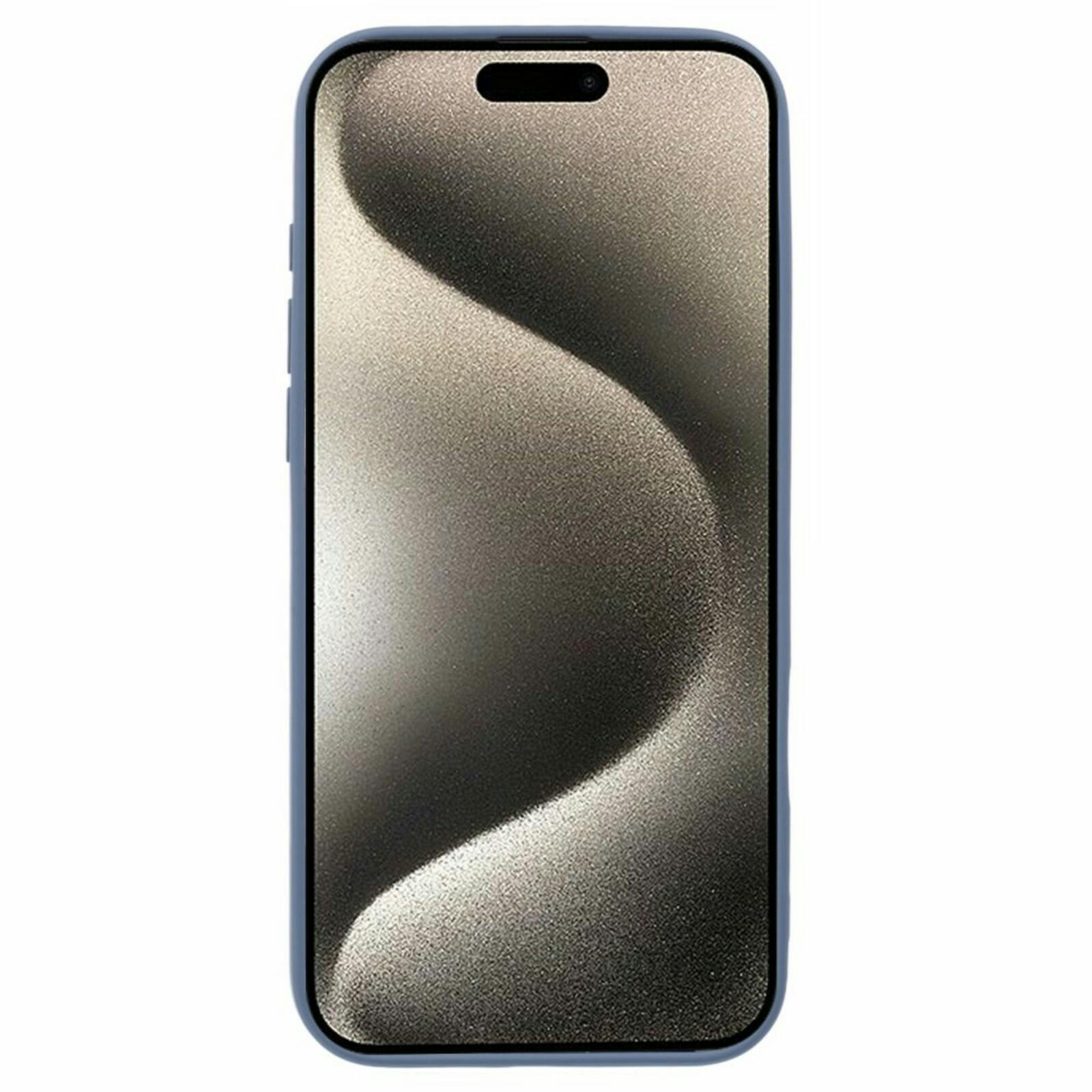 Mocaa Apple iPhone 16 Pro Lens Protection Hoesje Blauw