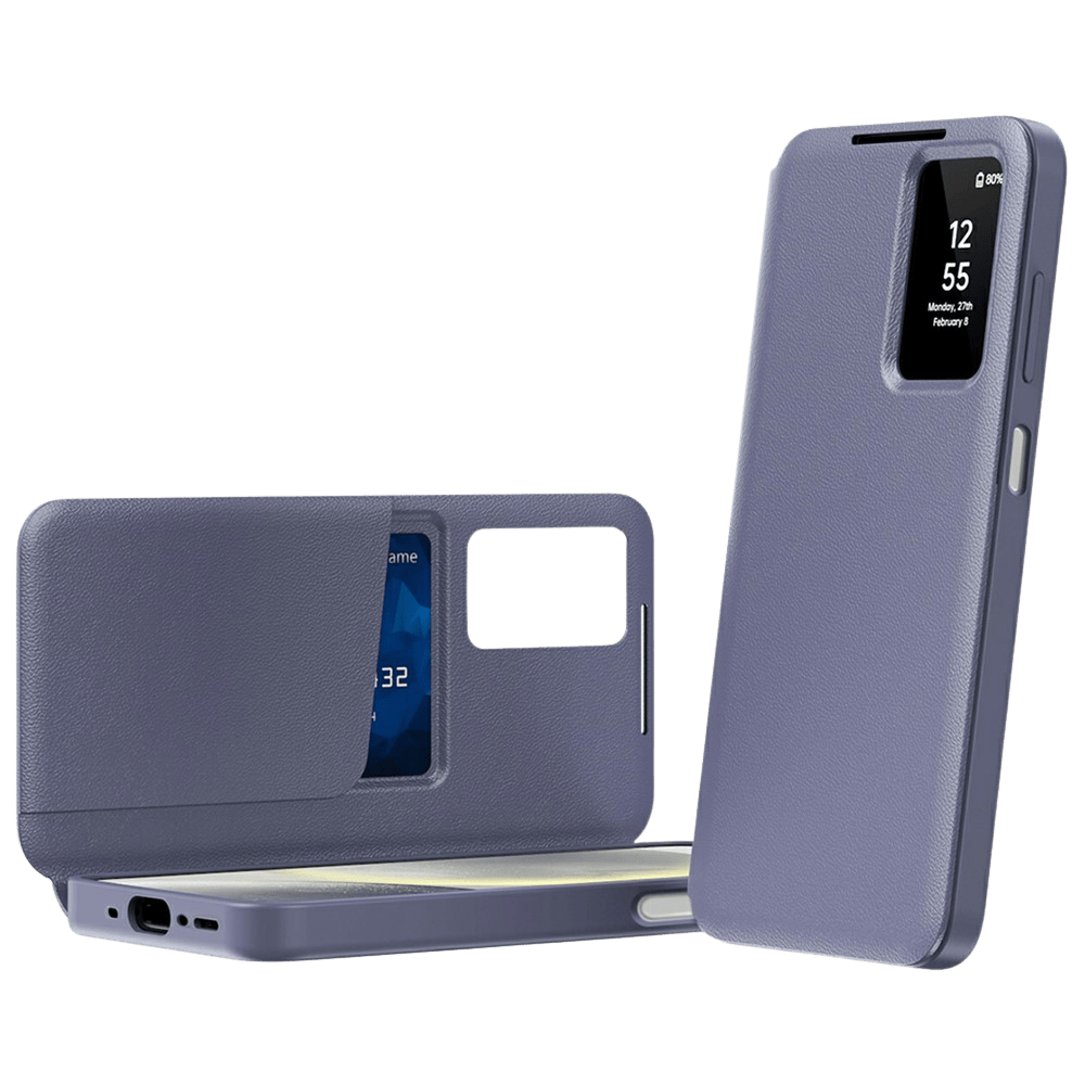 CaseBody Samsung Galaxy A37 Smart Cover Paars