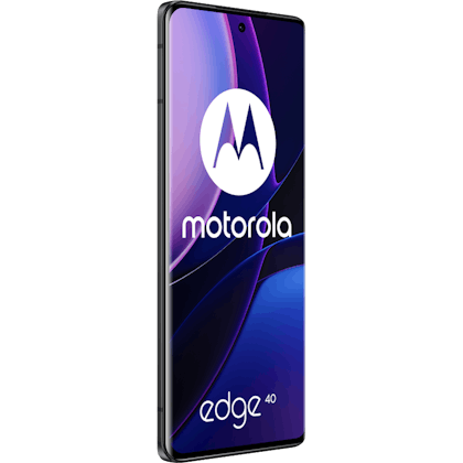 Motorola Edge 40 Eclipse Black - Aanzicht vanaf rechts