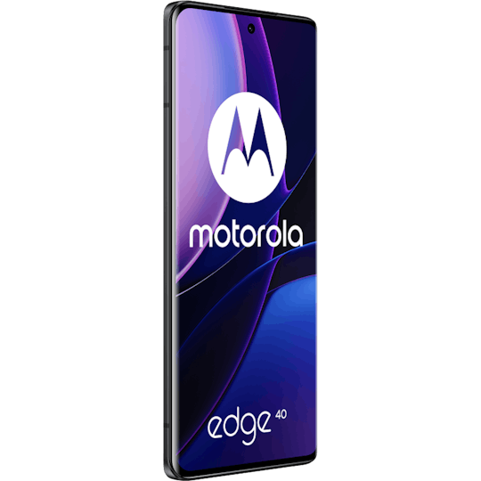 Motorola Edge 40 Eclipse Black - Aanzicht vanaf rechts