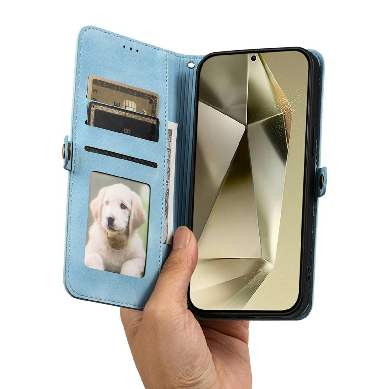 Comfycase Samsung Galaxy S26 FE Mandala Wallet Blauw