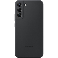 Samsung Galaxy S22 Plus Siliconen Hoesje Black - Voorkant