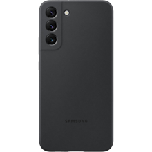 Samsung Galaxy S22 Plus Siliconen Hoesje Black - Voorkant