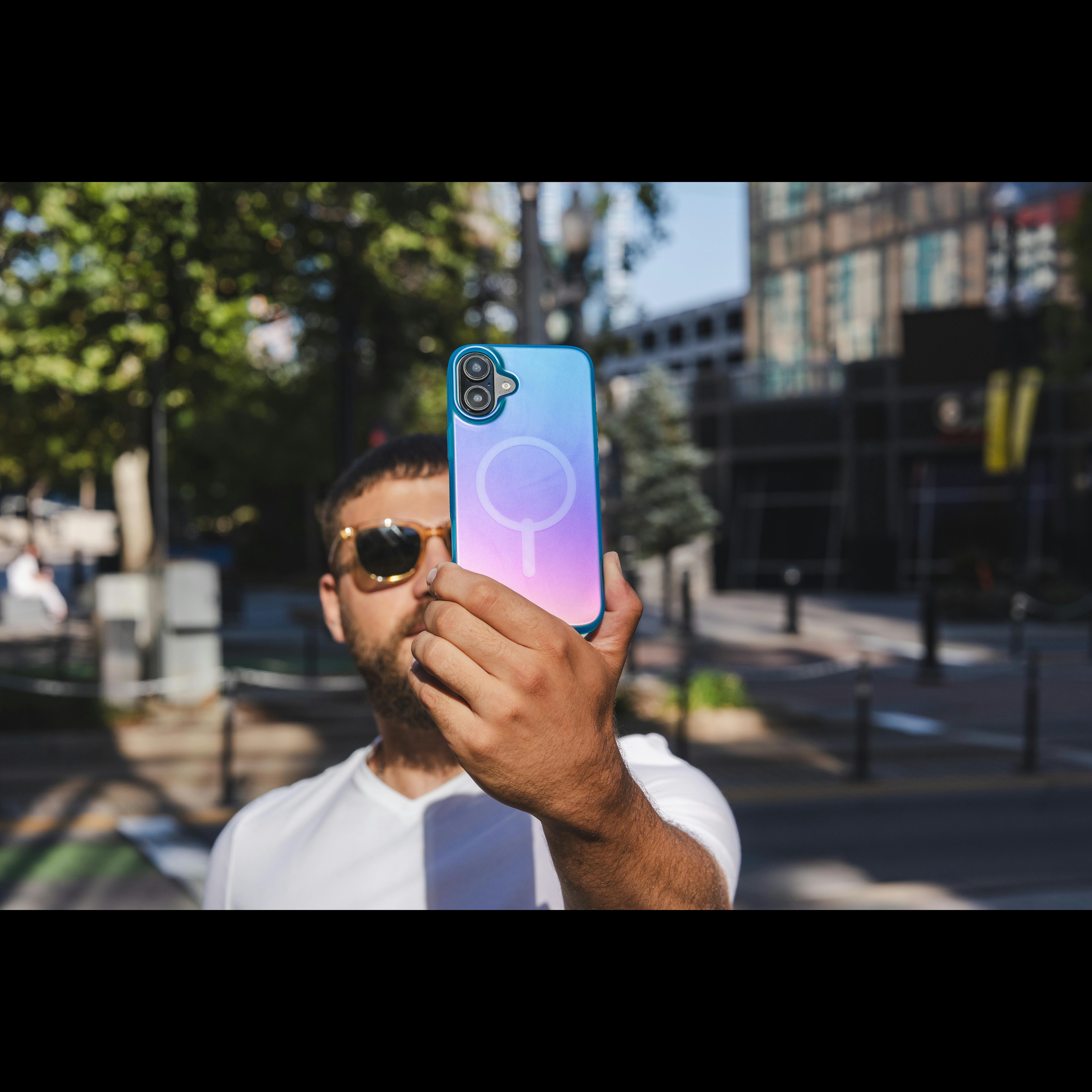 ZAGG iPhone 16 Milan MagSafe Case Deep Aurora