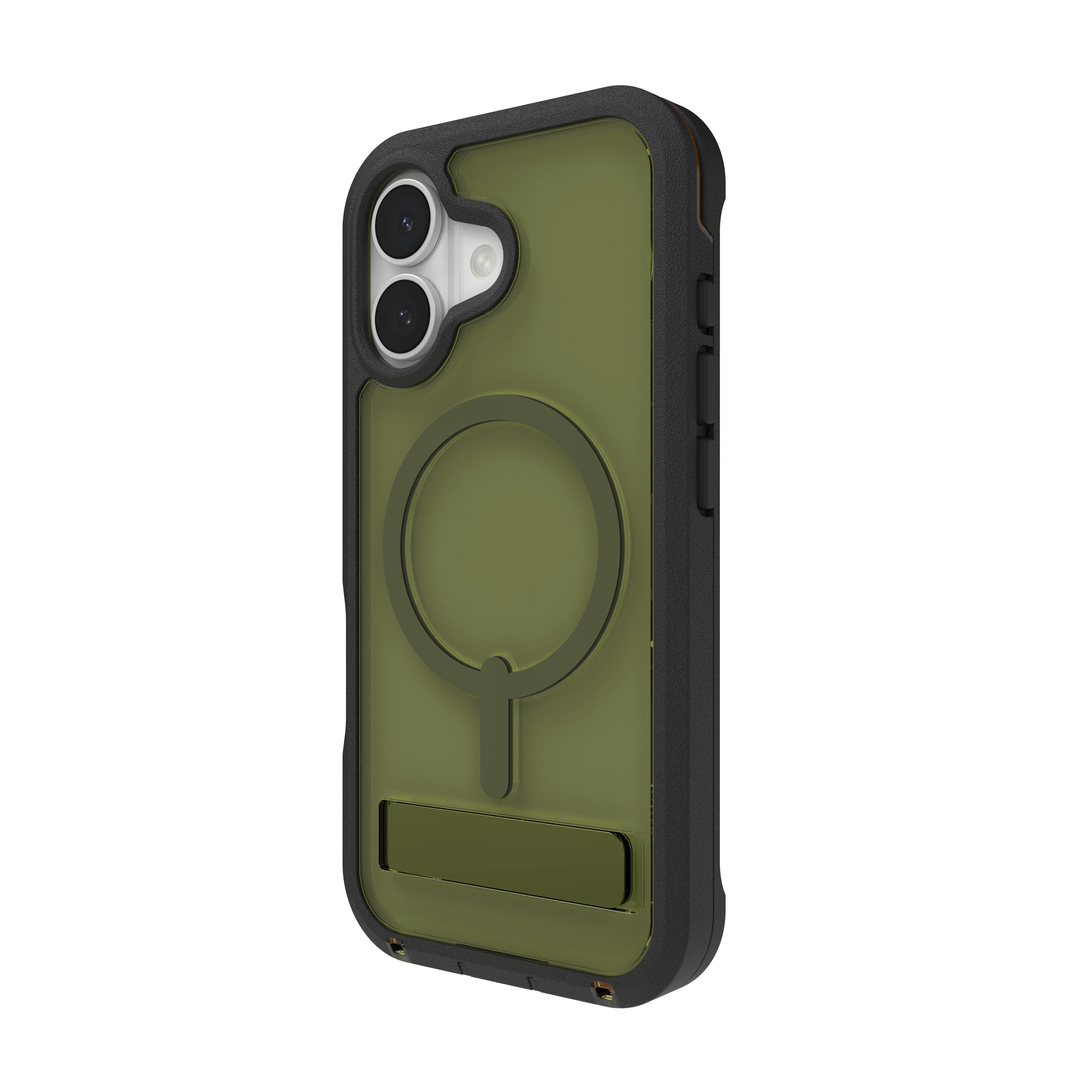ZAGG iPhone 17 MagSafe Rainier Kickstand Case Khaki