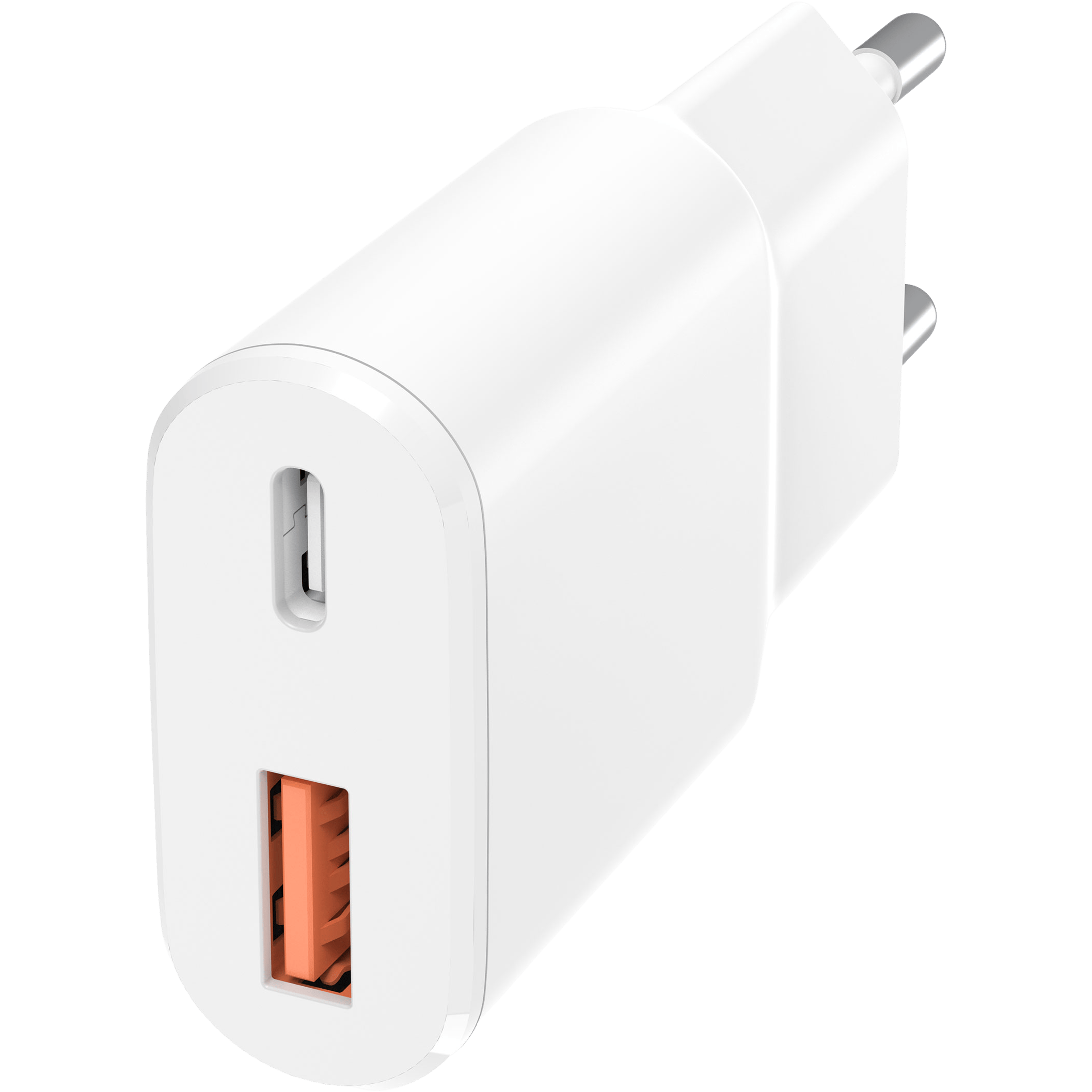 Musthavz SlimLine 2 Port USB-A + USB-C Charger 30W Wit