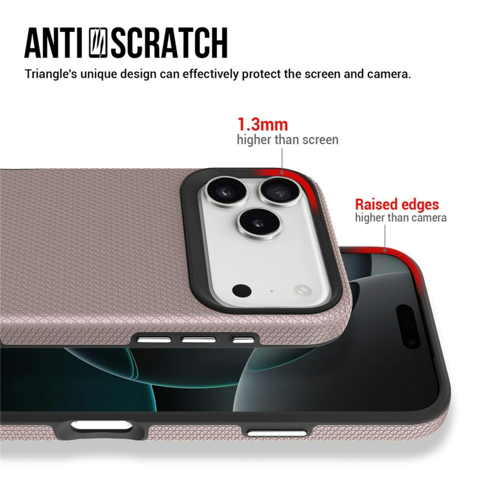 Mocaa Apple iPhone 17 Pro Rugged MagSafe Hoesje Roze