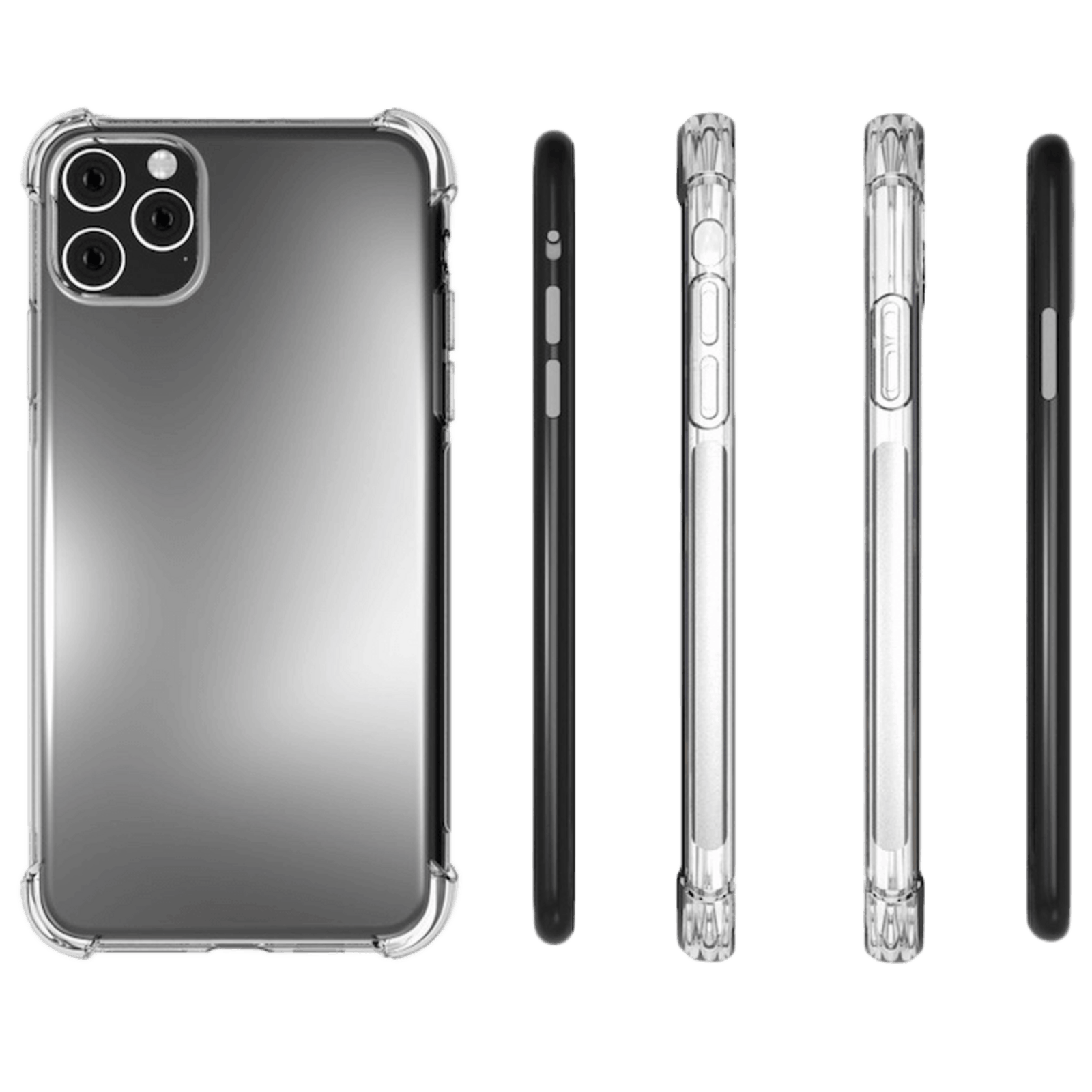 CaseBody iPhone 11 Pro Max ShockProof Hoesje Transparant