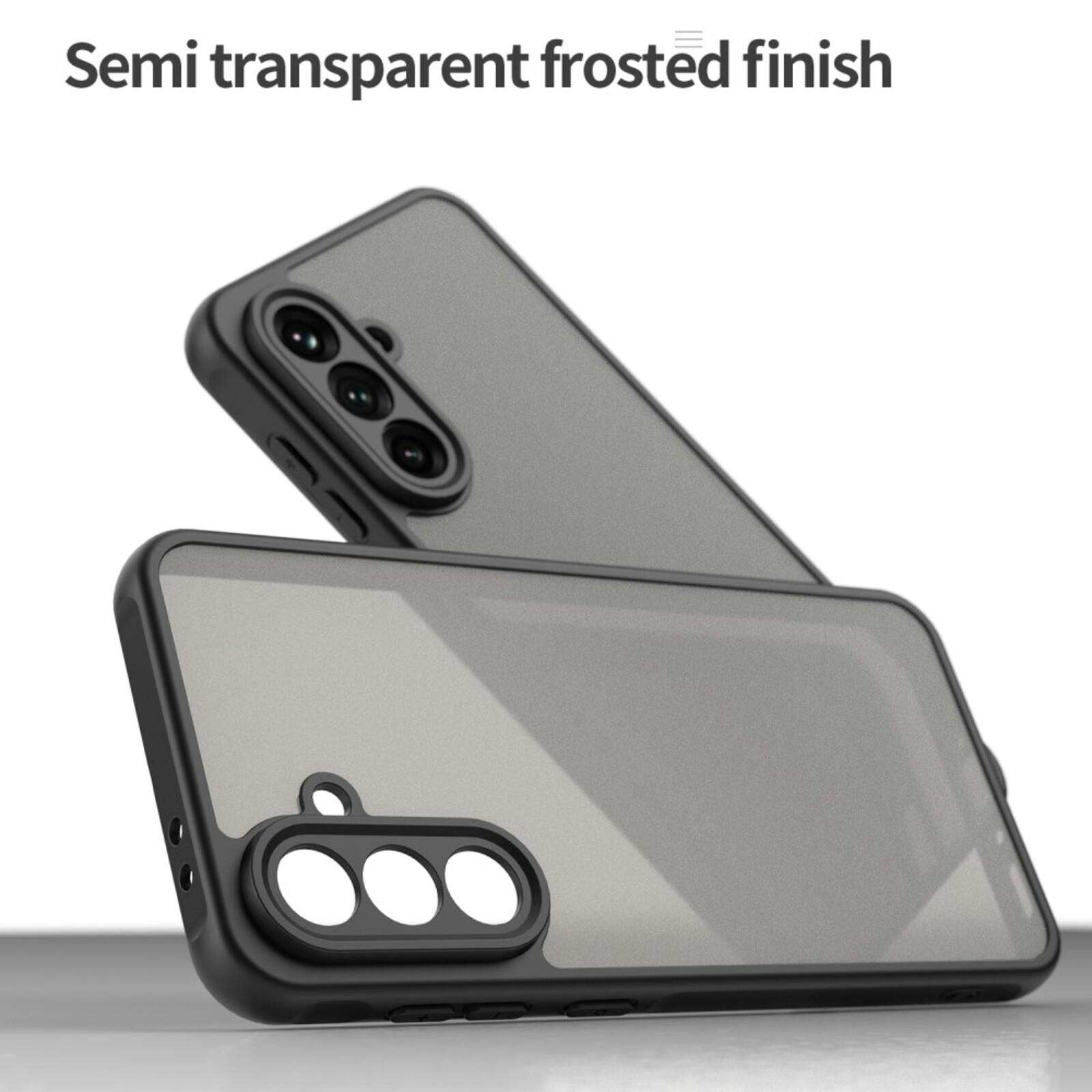 Mocaa Samsung Galaxy A56 Slim Anti-Shock Hoesje Zwart