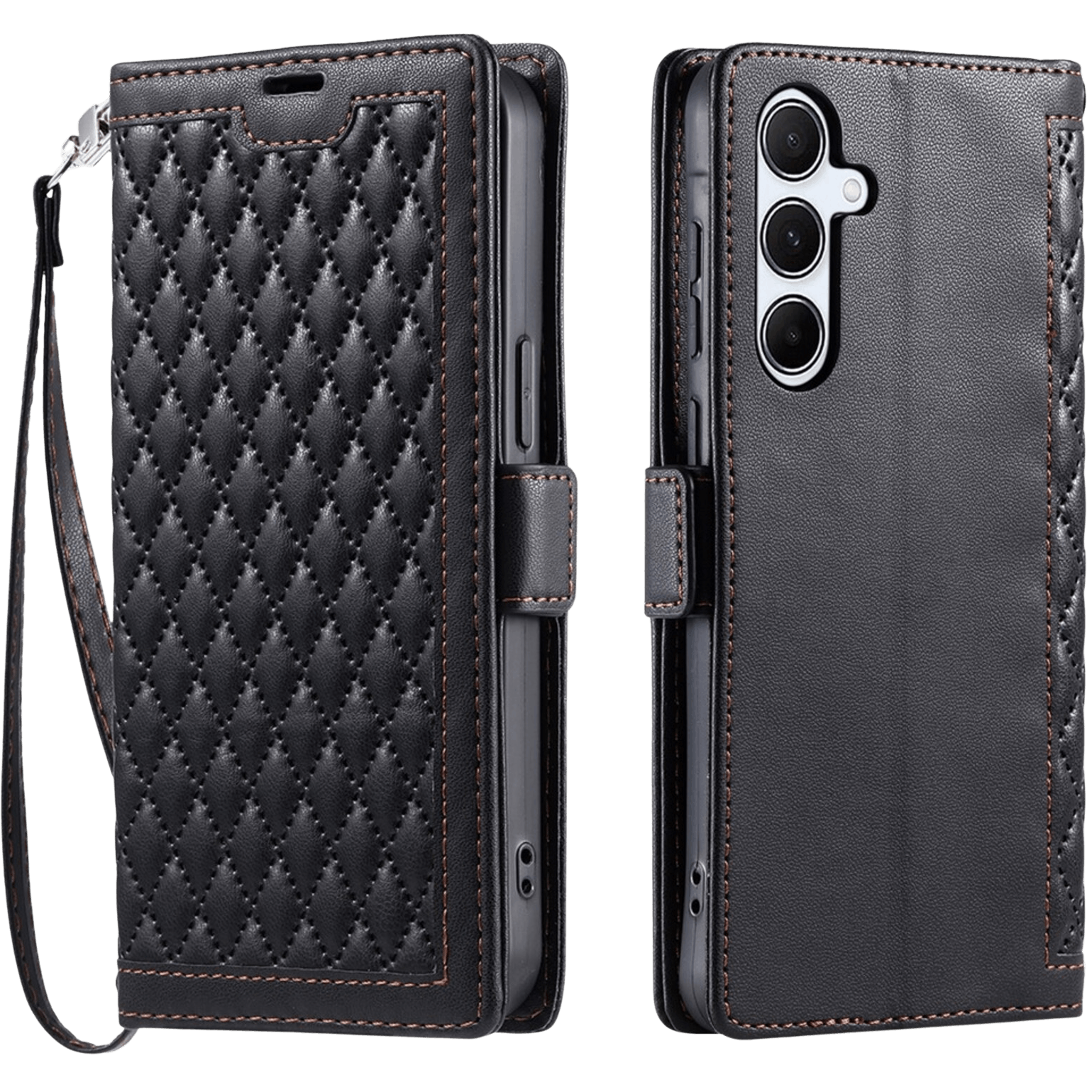 TwoTone Samsung Galaxy S25 FE Booky Zwart