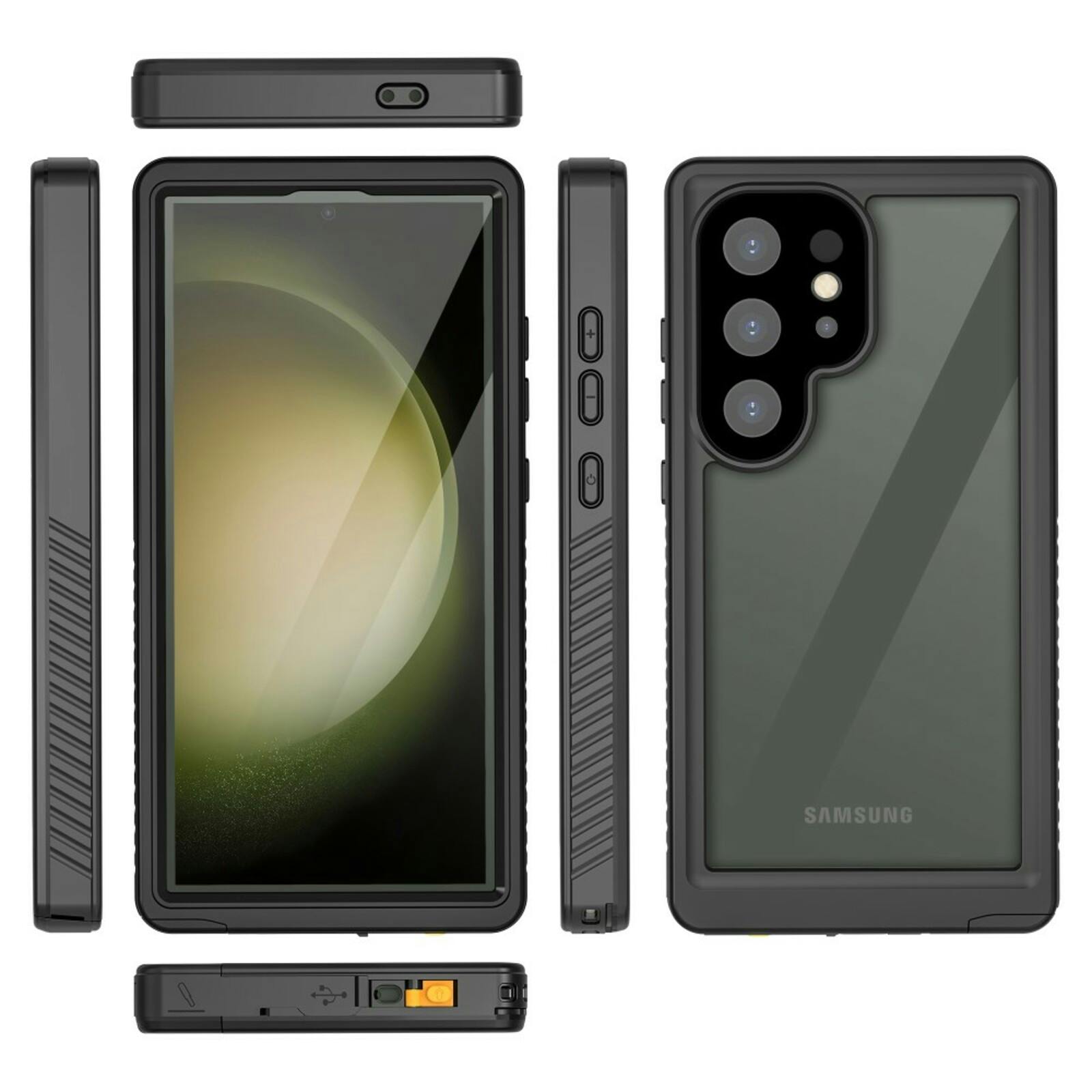 REDPEPPER Samsung Galaxy S24 Ultra FS Series Waterproof Case Zwart