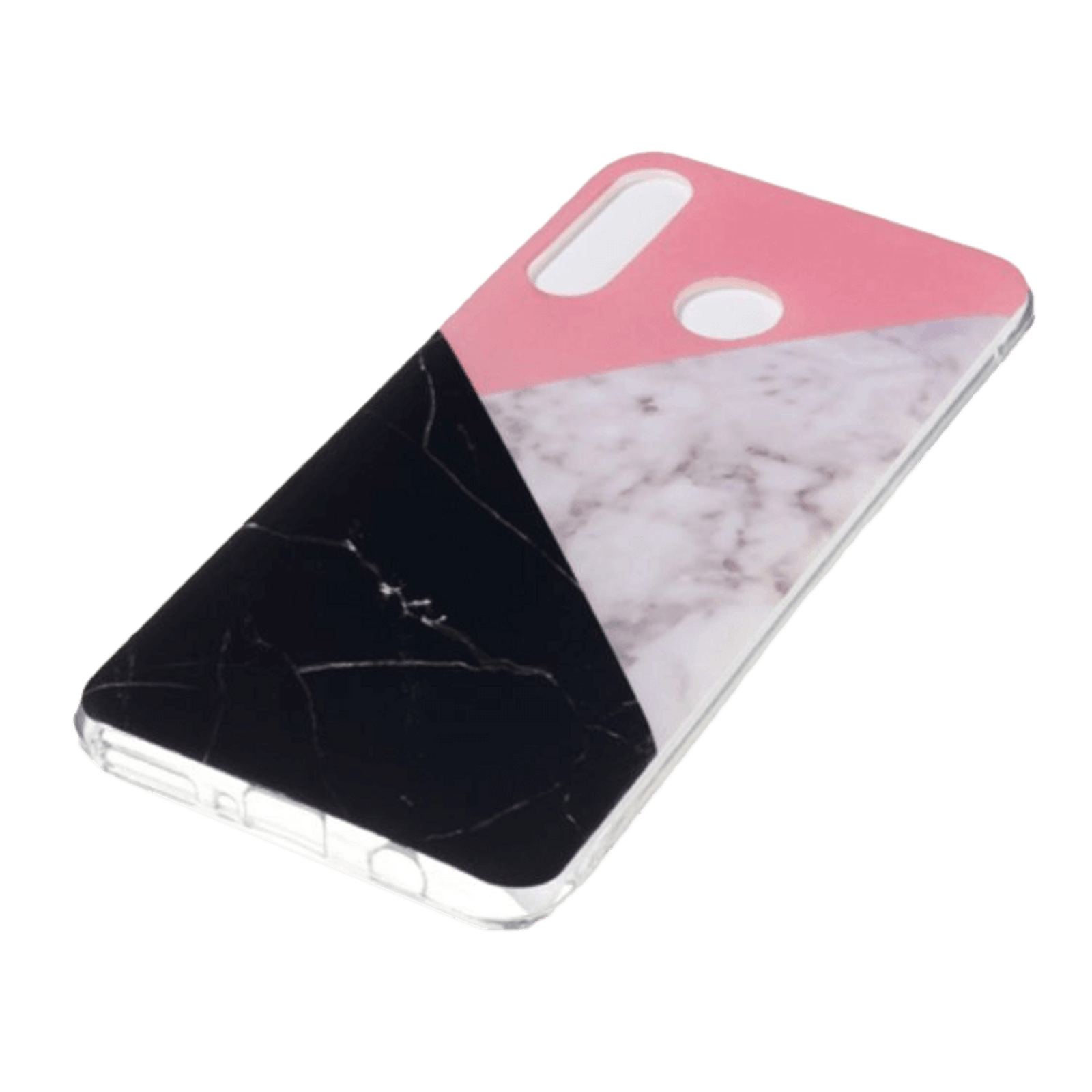 Mocaa Huawei P30 Lite gemeleerd marmer hoesje Meerkleurig