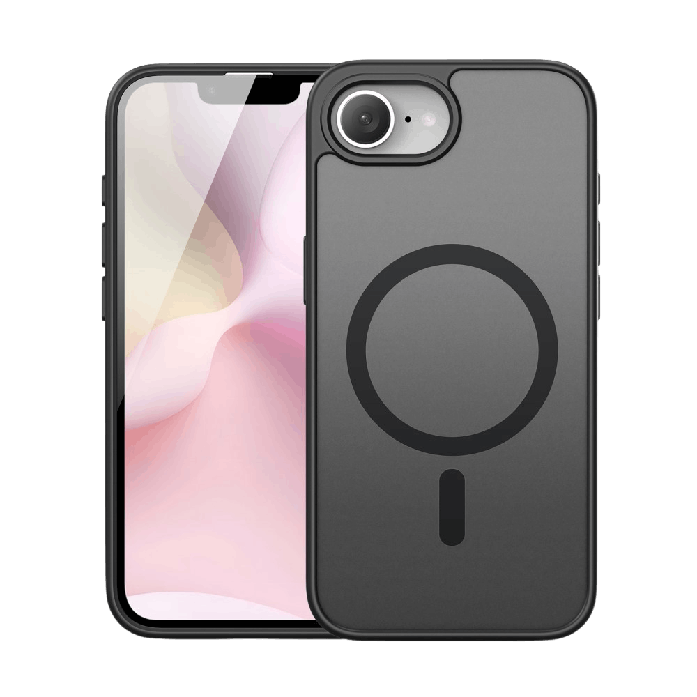 DUX DUCIS Apple iPhone 16e Mat MagSafe Hoesje Zwart