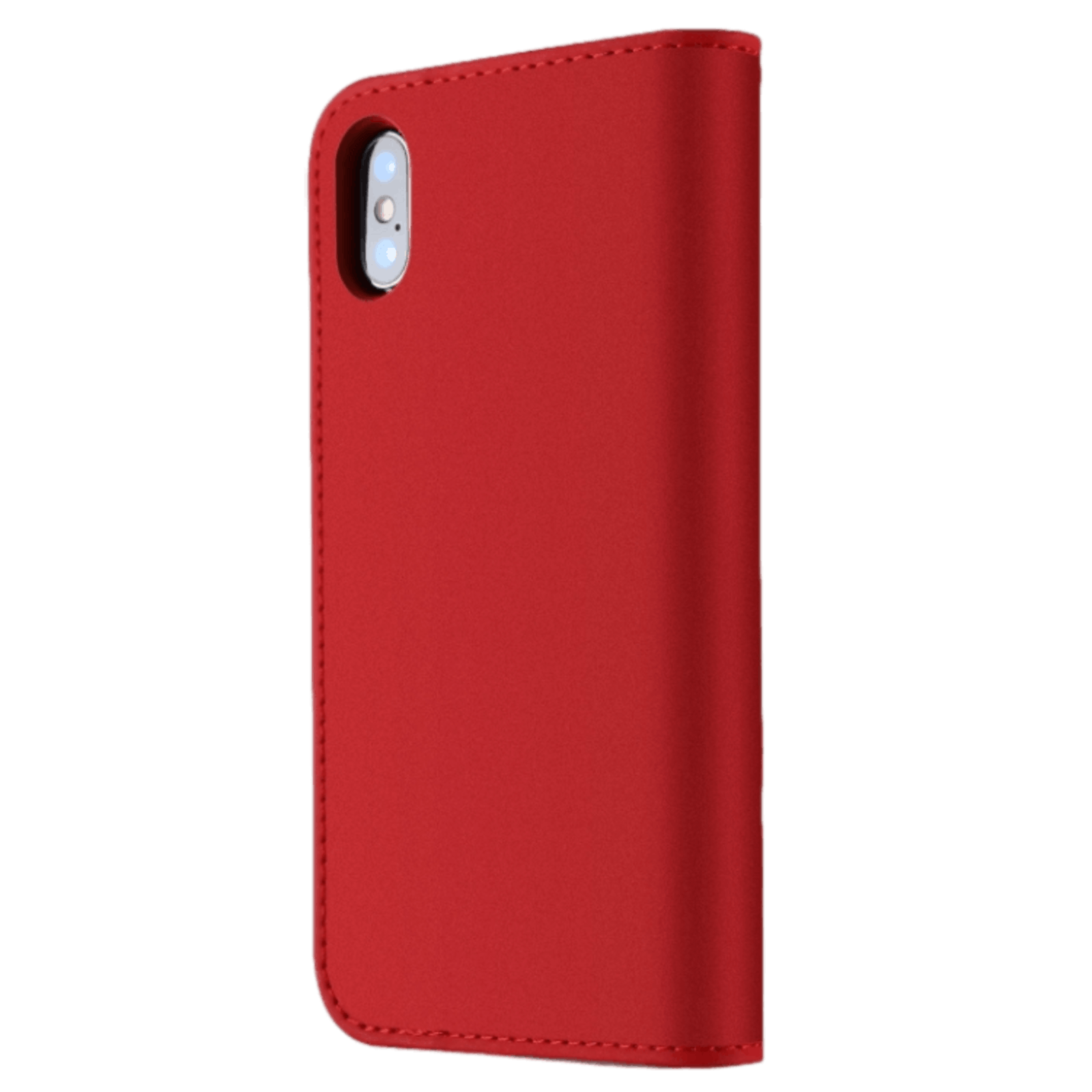 DUX DUCIS iPhone Xr Wish Series Luxe Lederen Bookcase Hoesje Rood