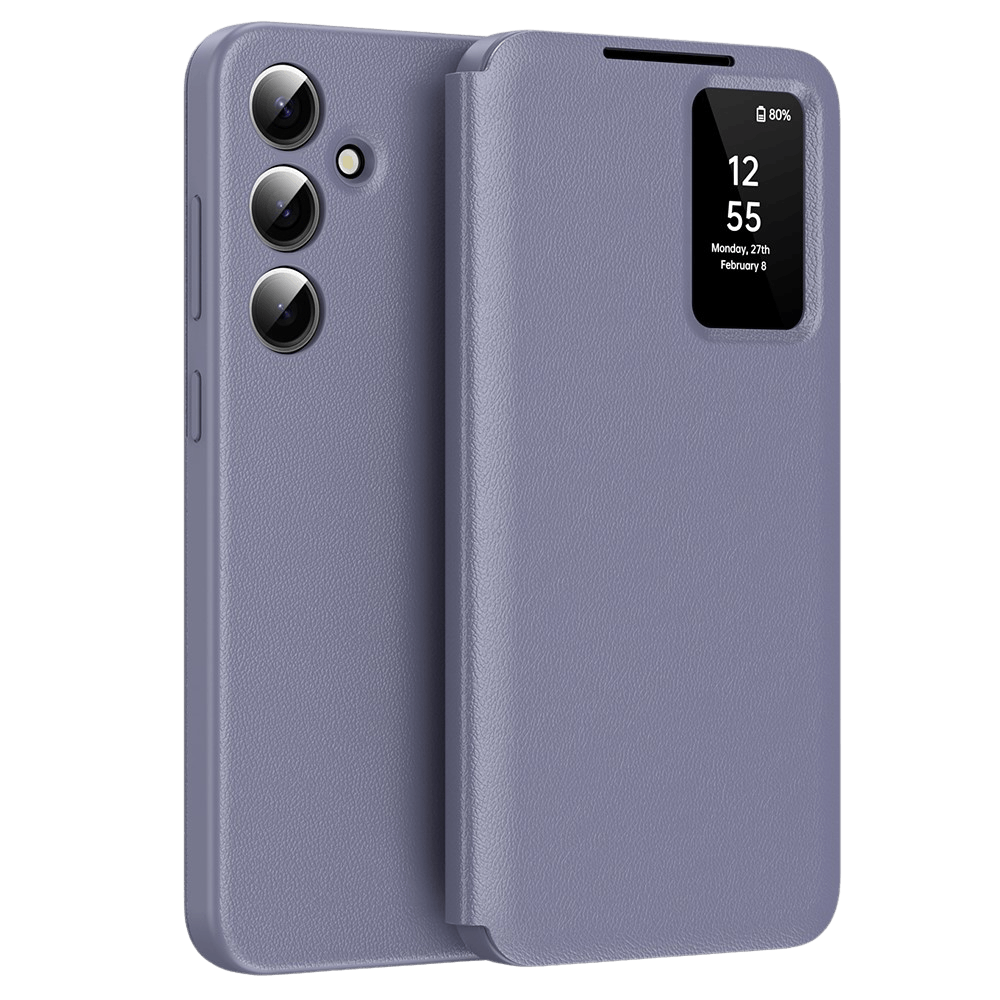 CaseBody Samsung Galaxy A55 Smart Cover Paars