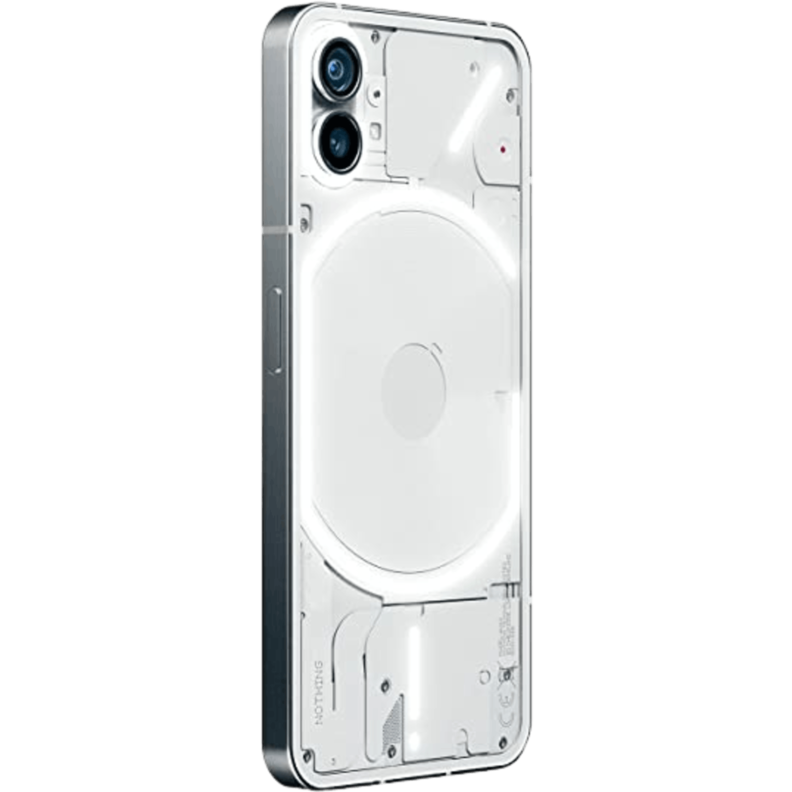 Nothing Phone (1) White - Aanzicht vanaf links