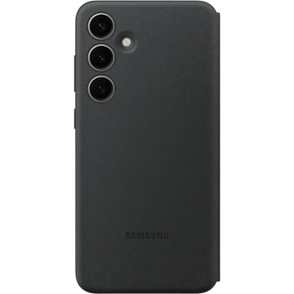 Samsung Galaxy S24 Plus Smart View Portemonnee Hoesje Zwart