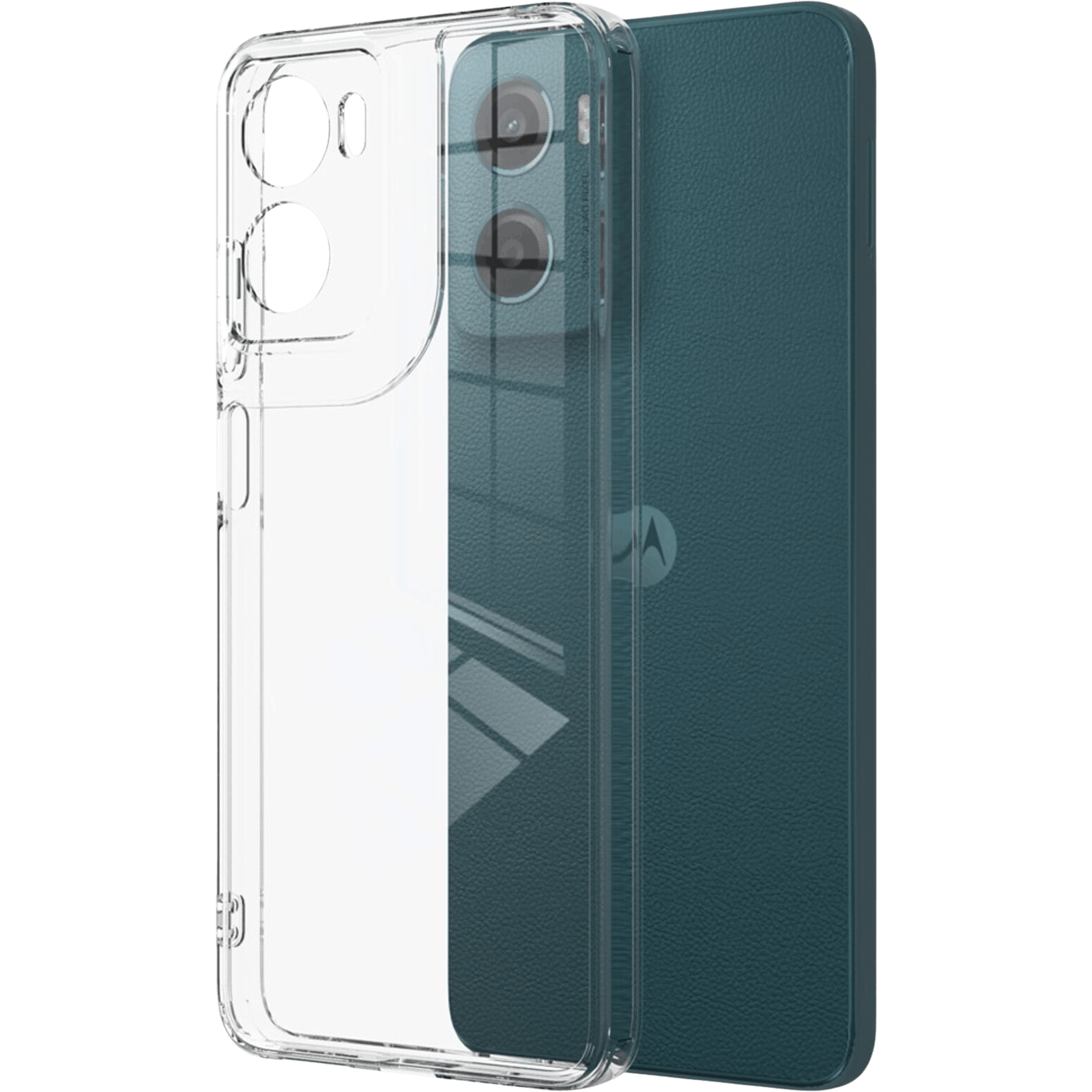 CaseBody Motorola Moto E15/G05 Shockproof Hoesje Transparant