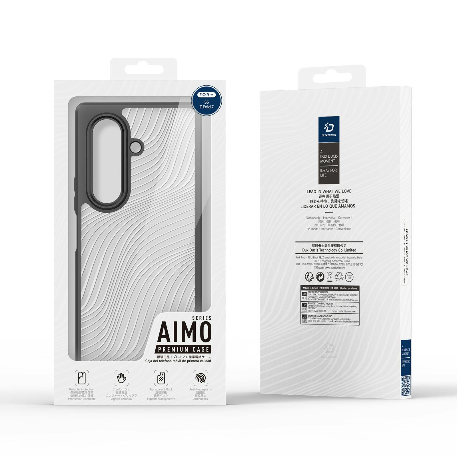 DUX DUCIS Samsung Galaxy Z Fold7 Aimo Series Eco Hoesje Zwart