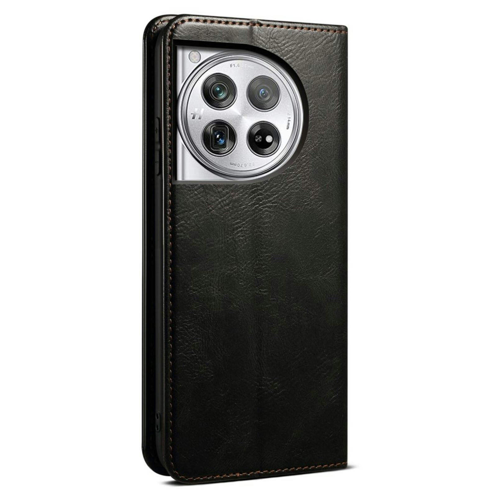 CaseBody OnePlus 12 Retro Bookcase Zwart