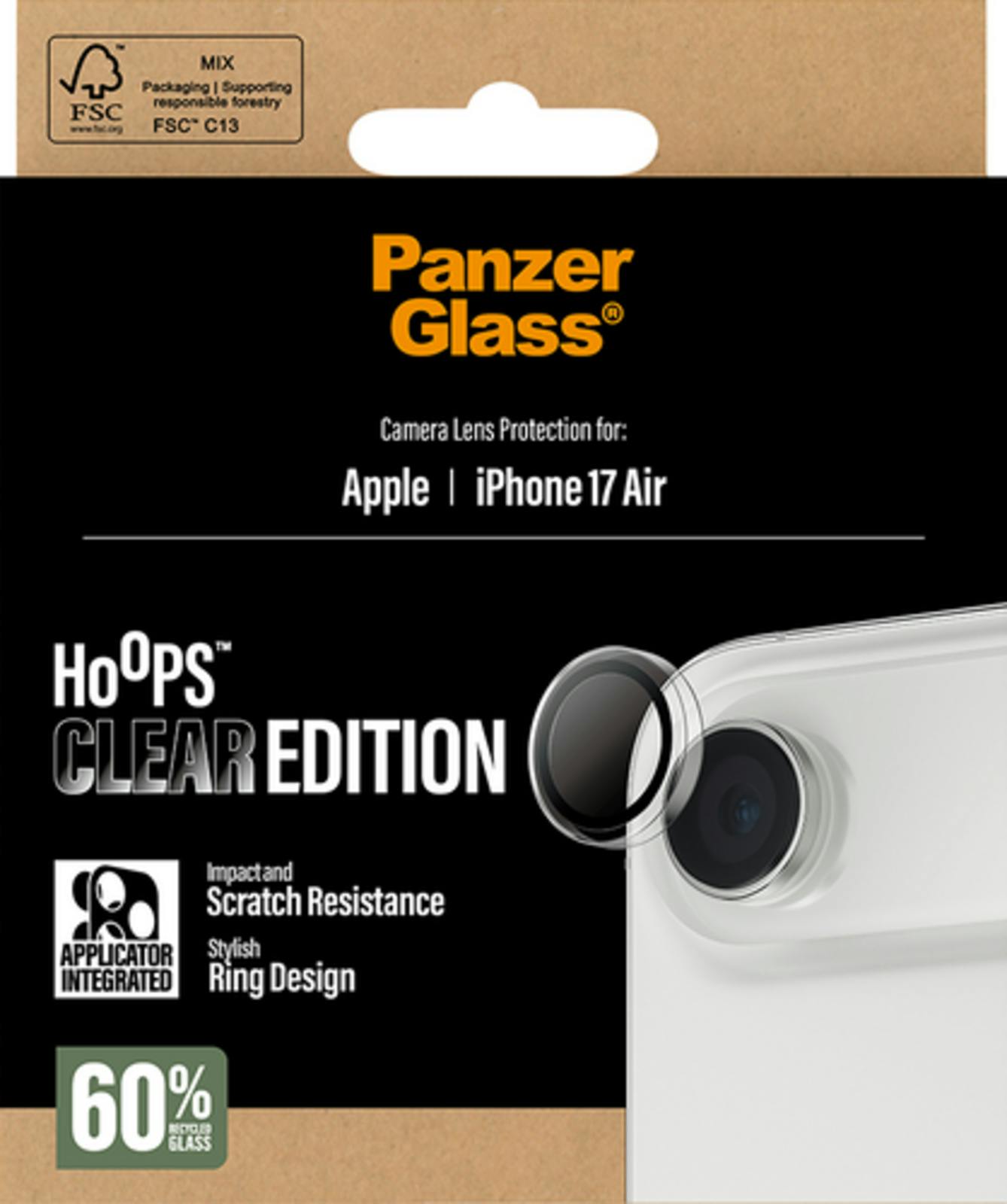 PanzerGlass iPhone Air Hoops Camera Lens Protector
