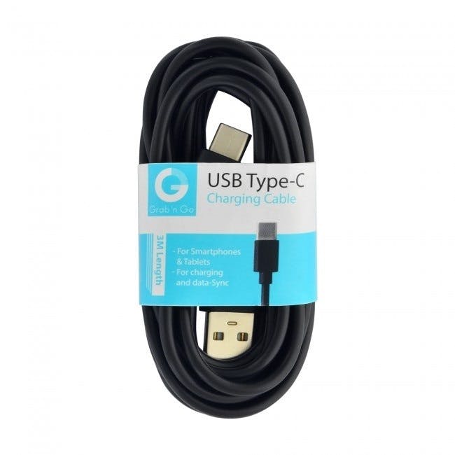 GNG Type C datakabel 3 meter black