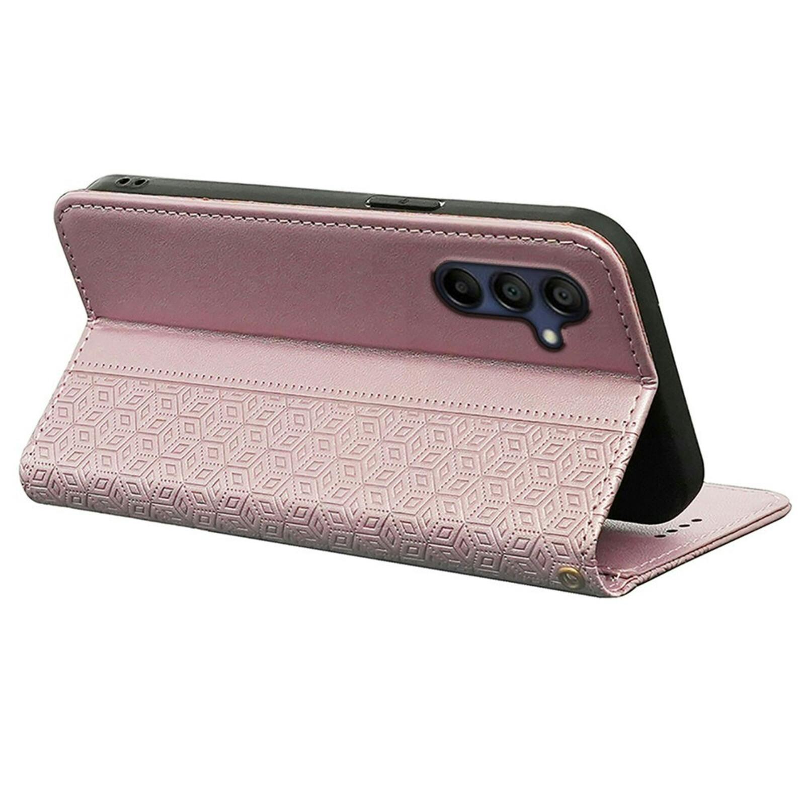 TwoTone Samsung Galaxy A36 Slim Magnetic Bookcase Roze