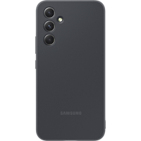 Samsung Galaxy A54 Siliconen Hoesje Zwart - Achterkant