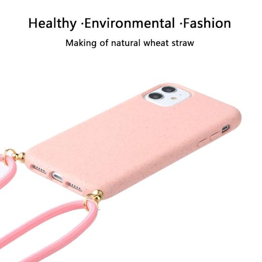 Just in Case iPhone 11 TPU Strap Case Pink
