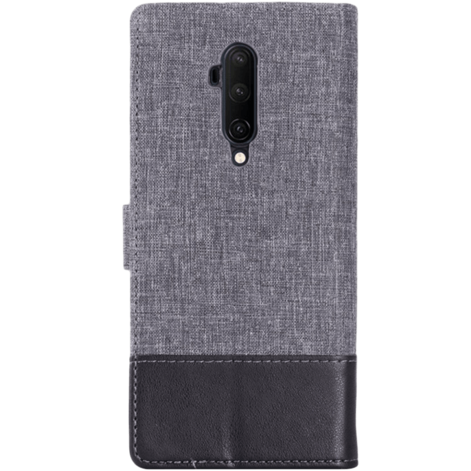 MUXMA OnePlus 7T Pro Bookcase Hoesje Zwart