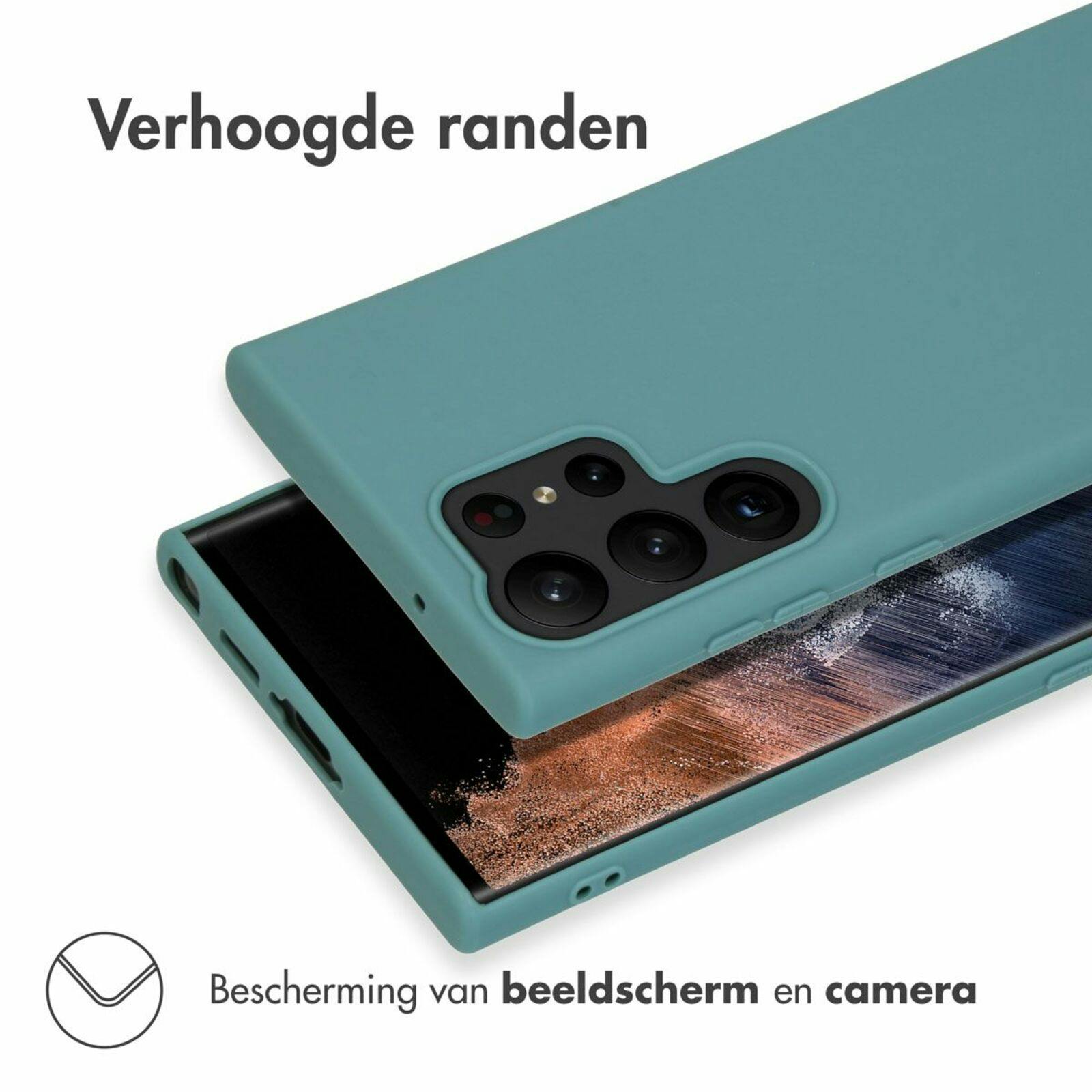 Kees Galaxy S23 Ultra Telefoonhoesje Groen