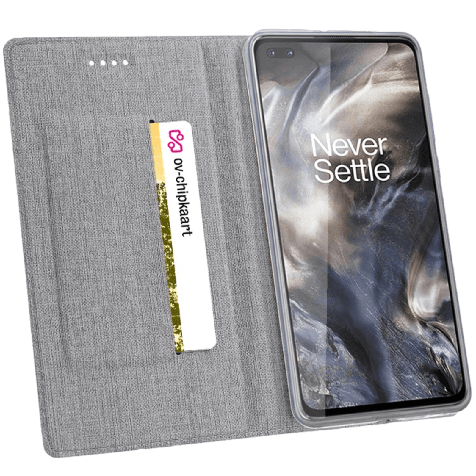 Vili OnePlus Nord DMX Flip Cover Hoesje Zwart