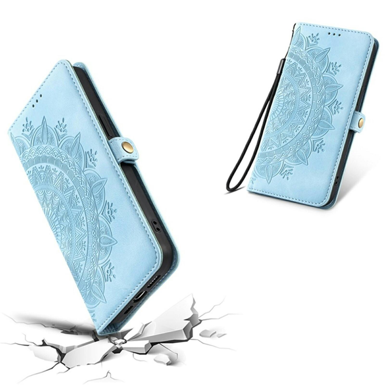 Comfycase Samsung Galaxy S26 FE Mandala Wallet Blauw