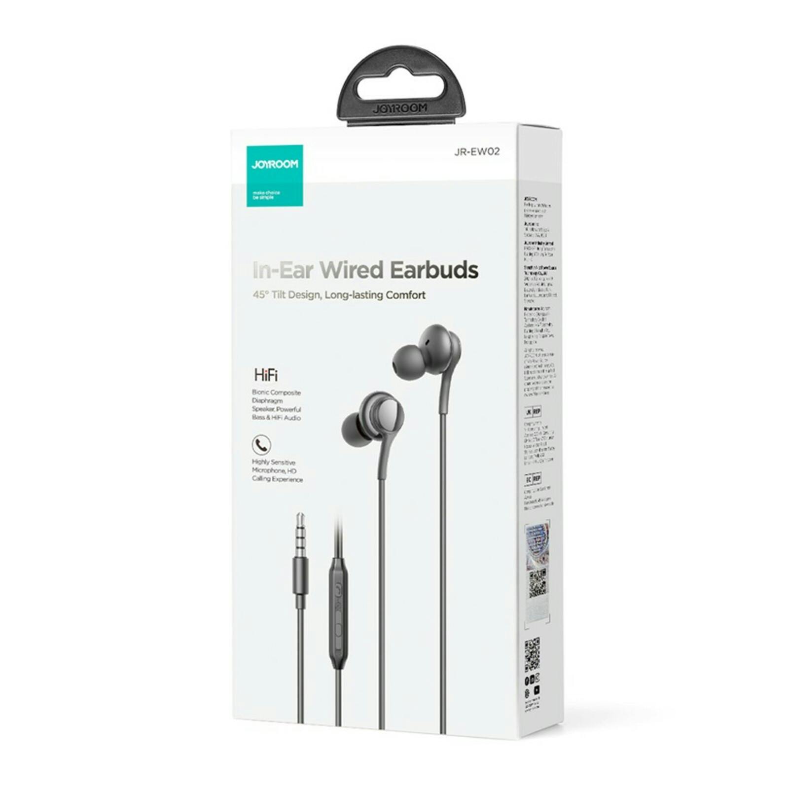 Joyroom Bedrade In-Ear 3,5mm Zwart