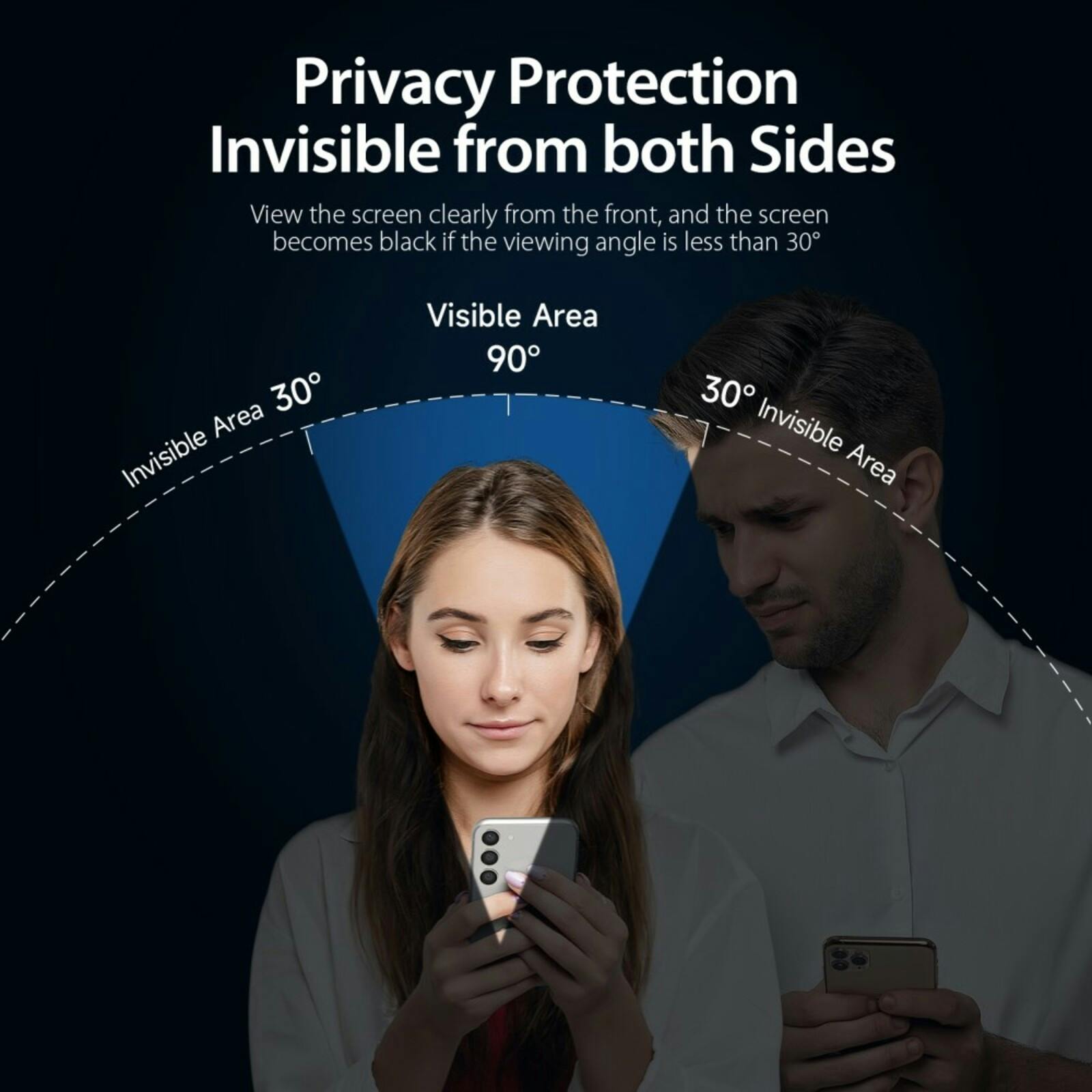 DUX DUCIS iPhone 16 Plus Screenprotector Gehard Glas Privacy