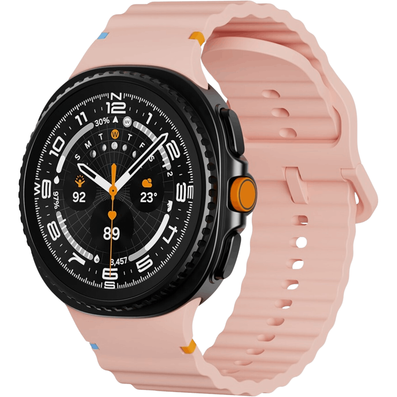 Kalebol Samsung Galaxy Watch8 (Classic) Siliconen Horlogebandje Roze