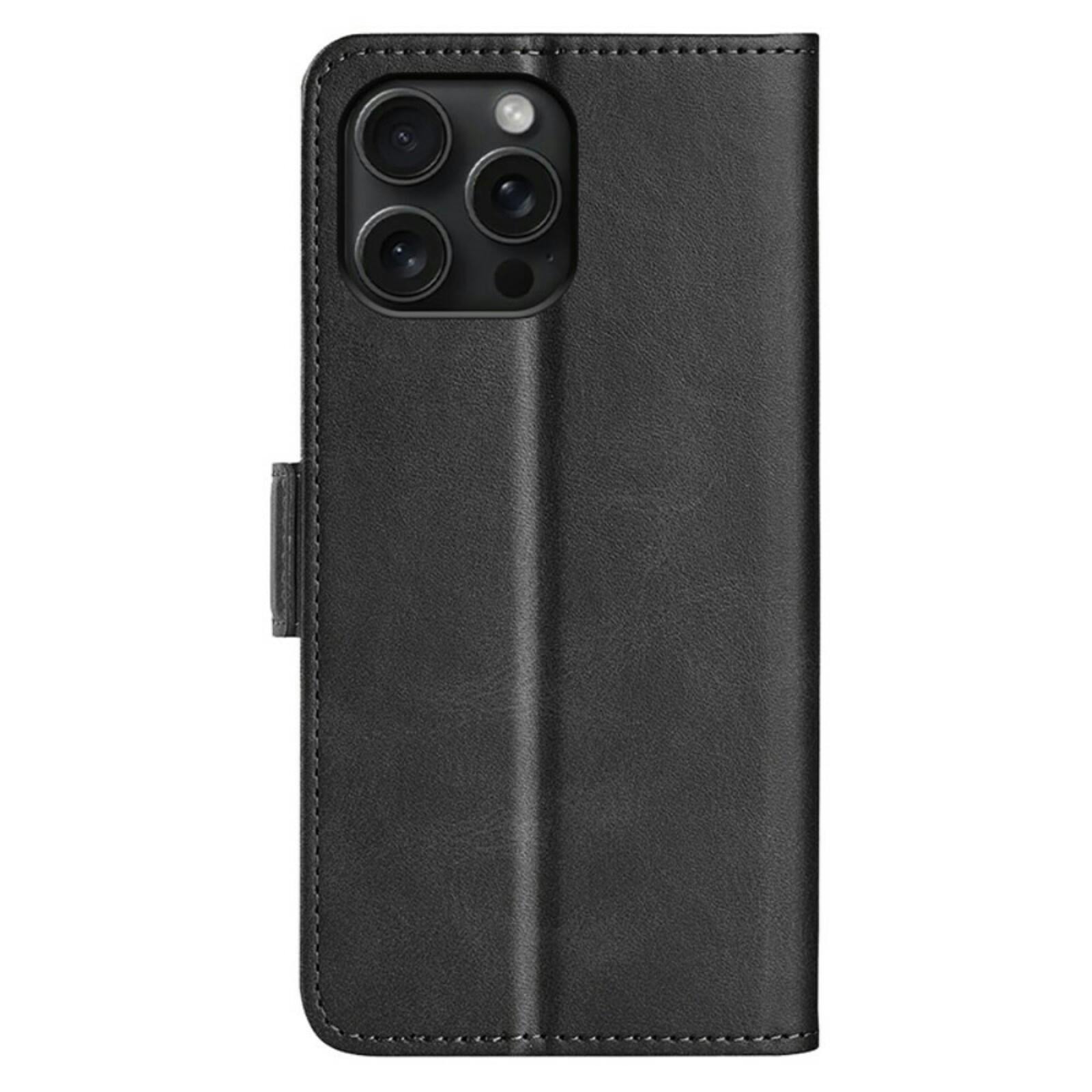 Comfycase Apple iPhone 16 Pro Max Bookcase Hoesje Zwart