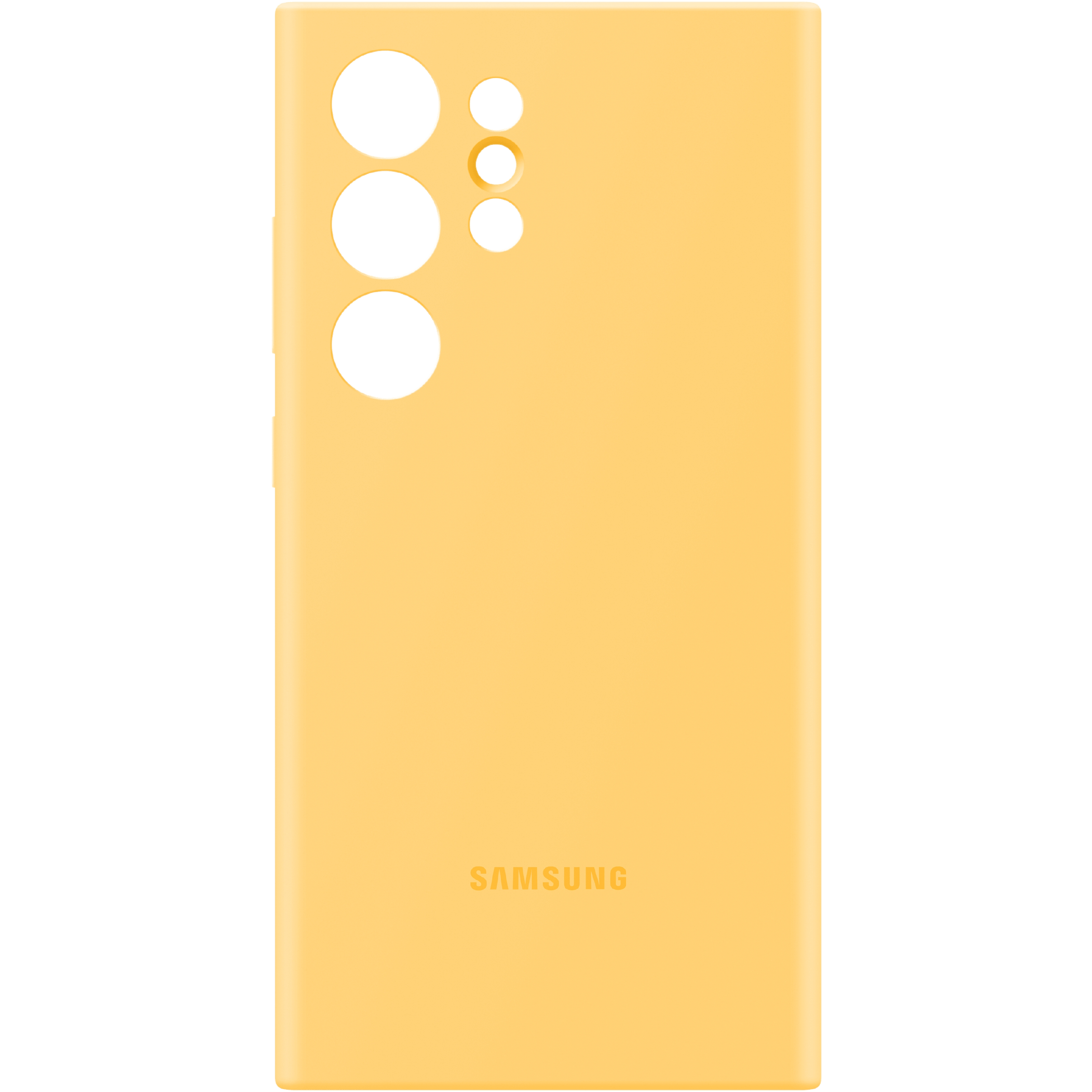 Samsung Galaxy S24 Ultra Siliconen Hoesje Geel