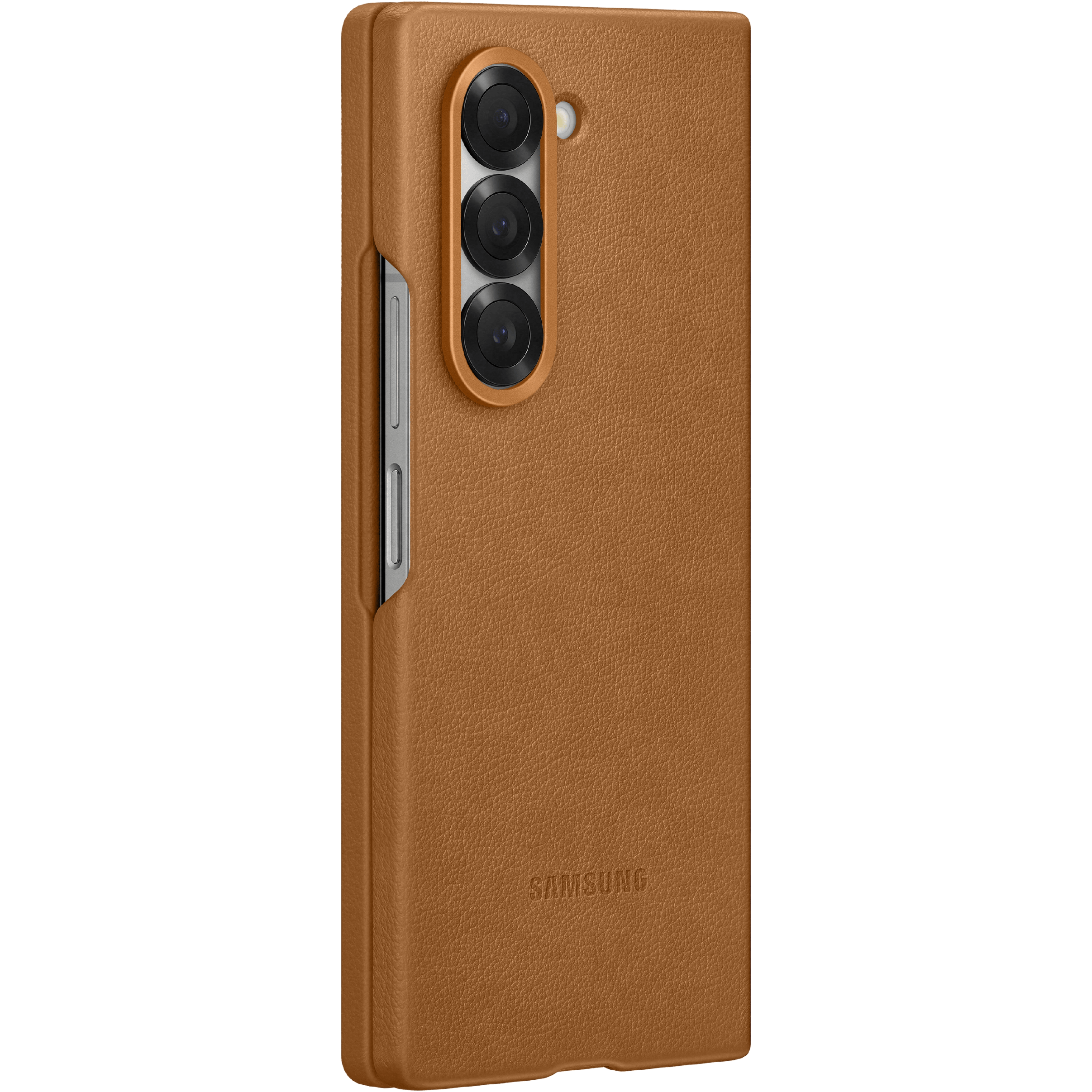 Samsung Galaxy Z Fold6 Kindsuit Hoesje Bruin - Zijkant