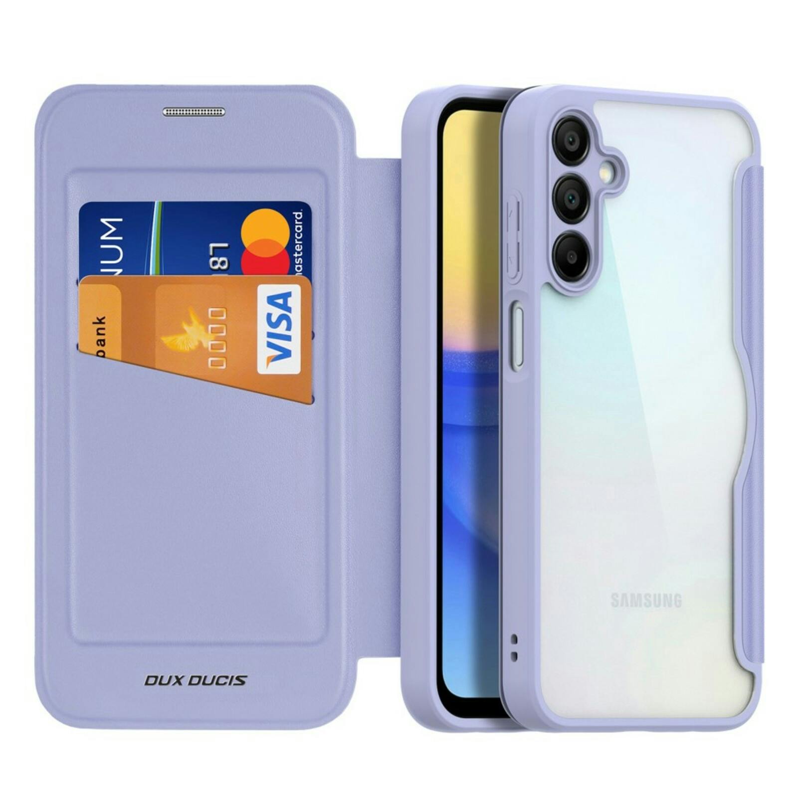 DUX DUCIS Samsung A15 Skin X Pro Hoesje Paars