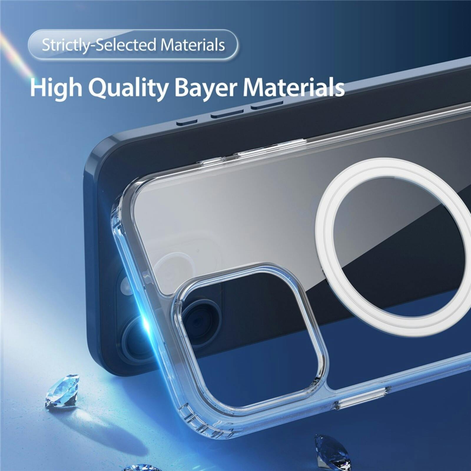 DUX DUCIS Apple iPhone 16 Pro Max Shockproof MagSafe Hoesje Transparant