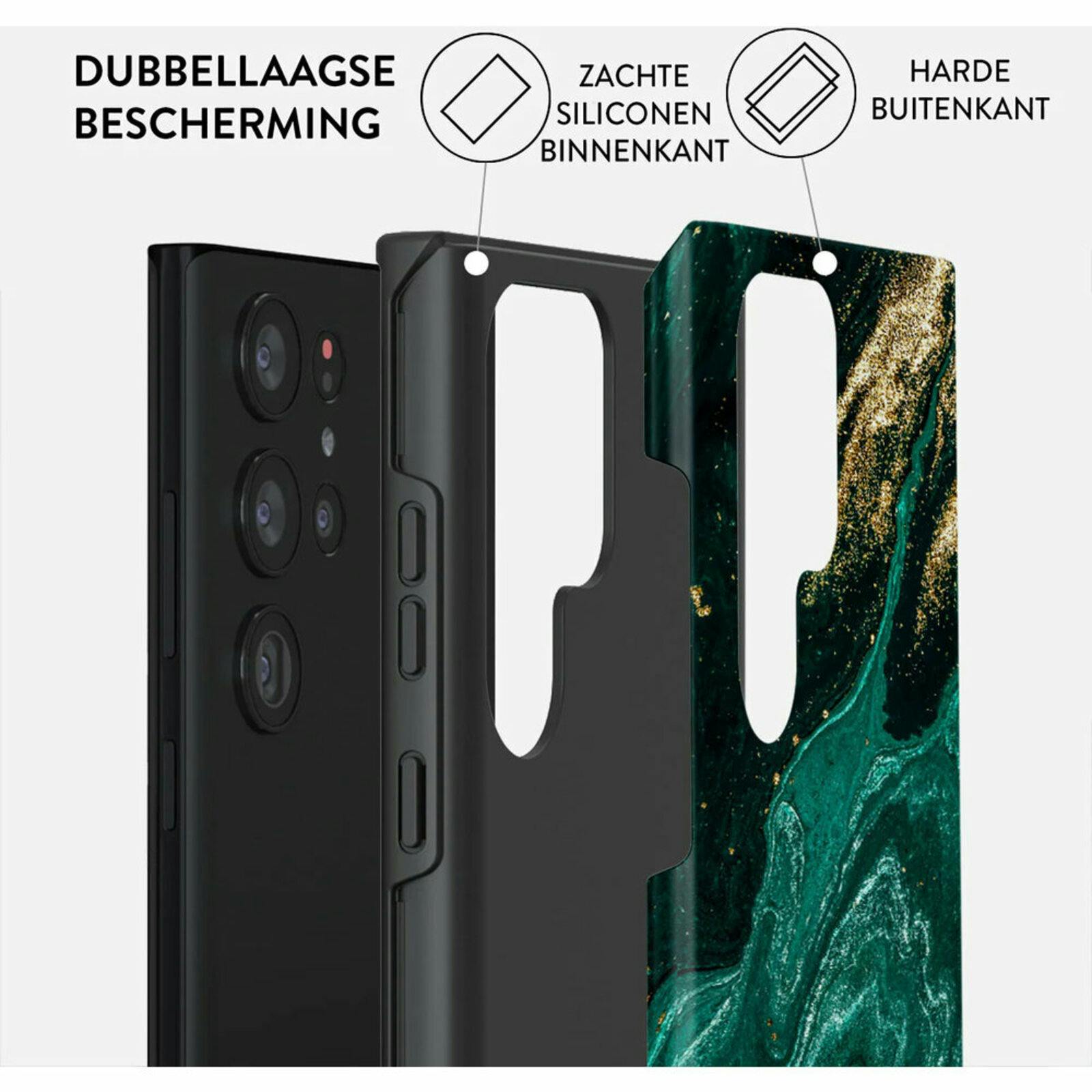 Burga Galaxy S23 Ultra Hoesje Emerald Pool