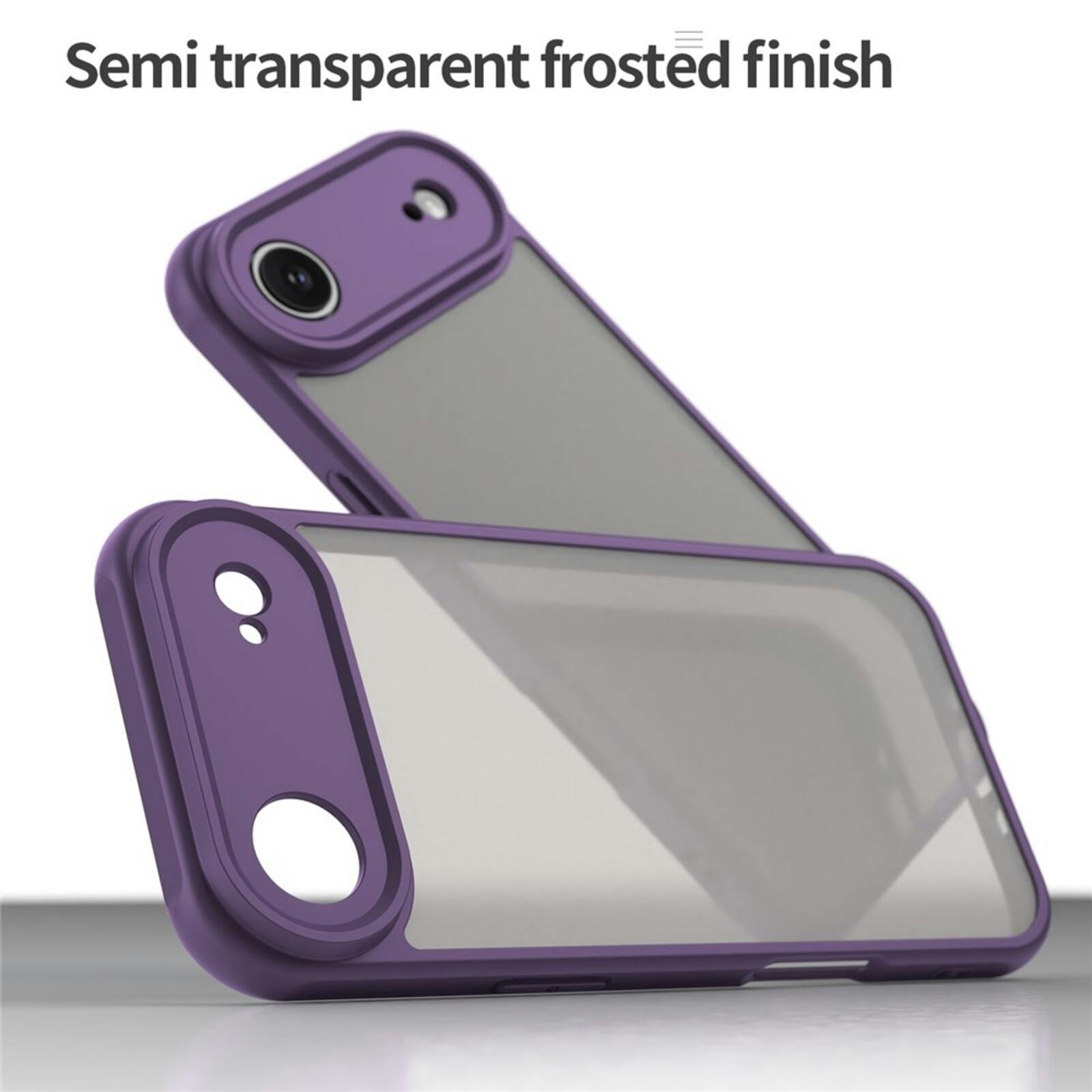 Mocaa Apple iPhone 17 Air Slim Anti-Shock Hoesje Paars