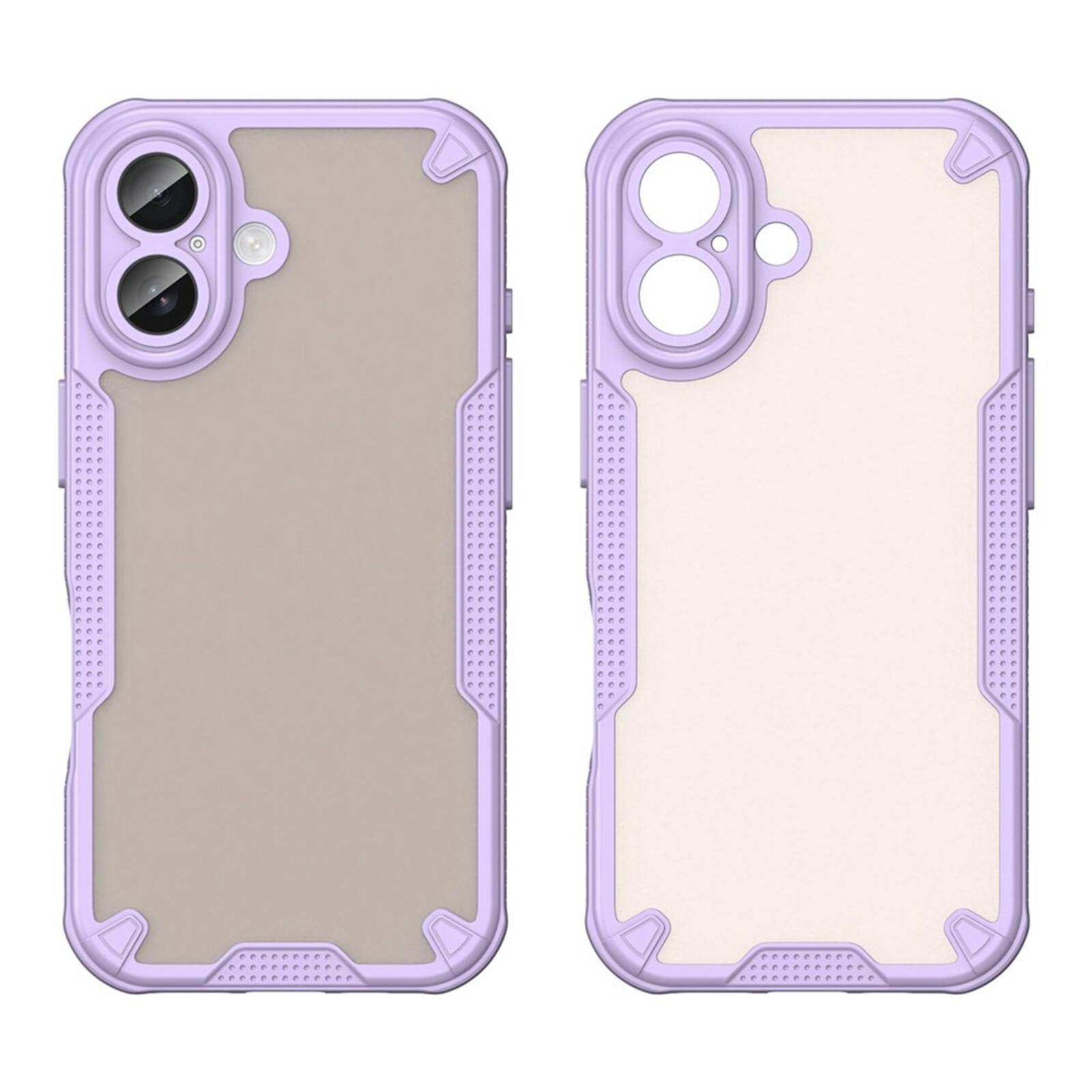 Mocaa Apple iPhone 17 Lichtgewicht Rugged Hoesje Paars