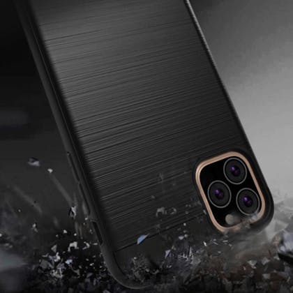 CaseBody Iphone 11 Stevig Dual Layer Beschermhoesje Zwart
