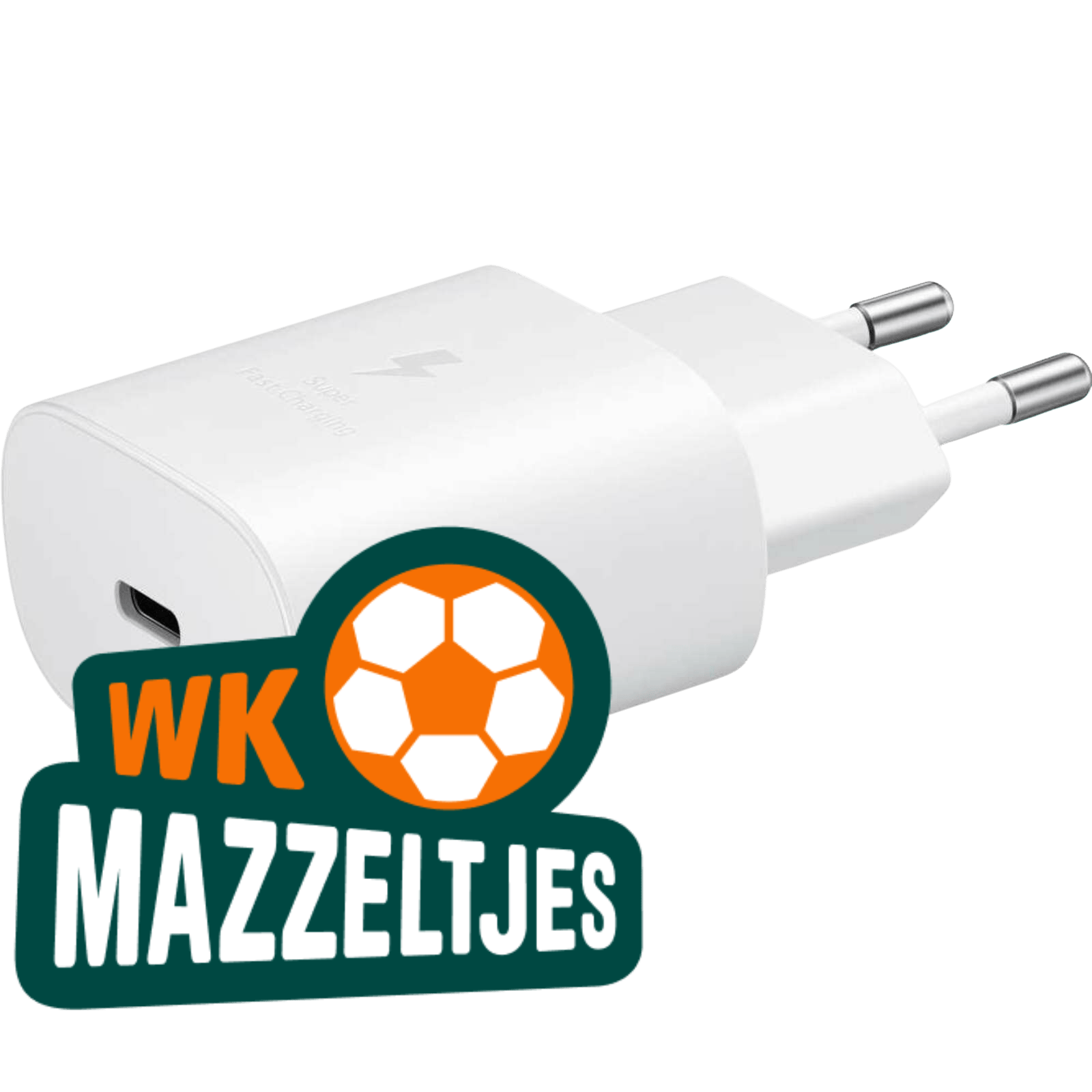 Samsung USB-C Super Snellader 25W Wit