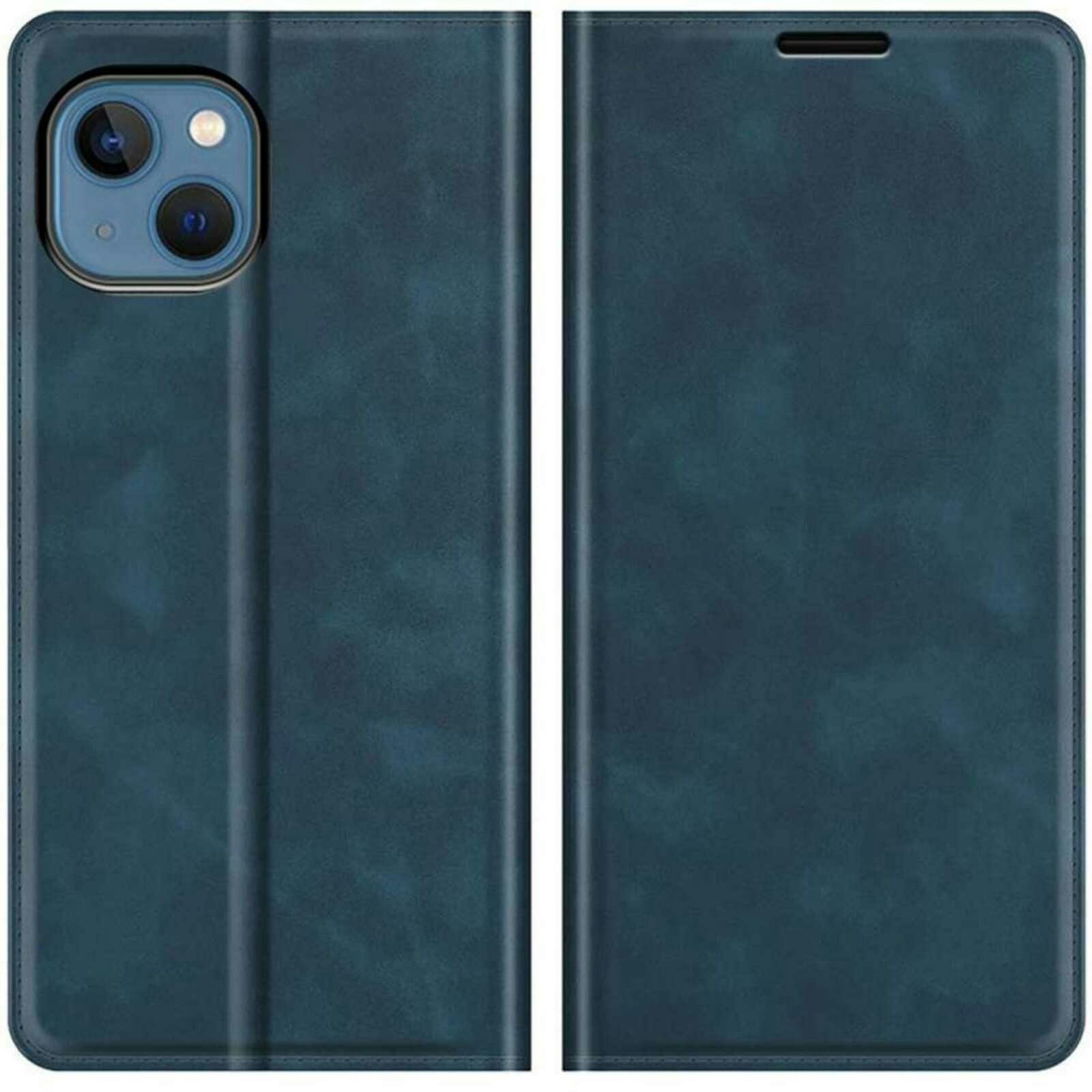 Just in Case iPhone 14 Plus Portemonnee Hoesje Blauw