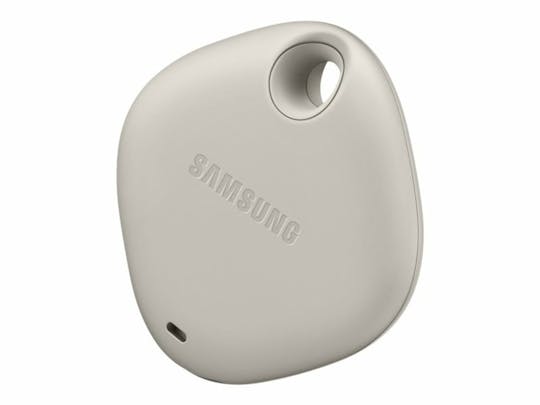 Samsung Galaxy SmartTag 2-pack Zwart en grijs - Aanzicht vanaf links