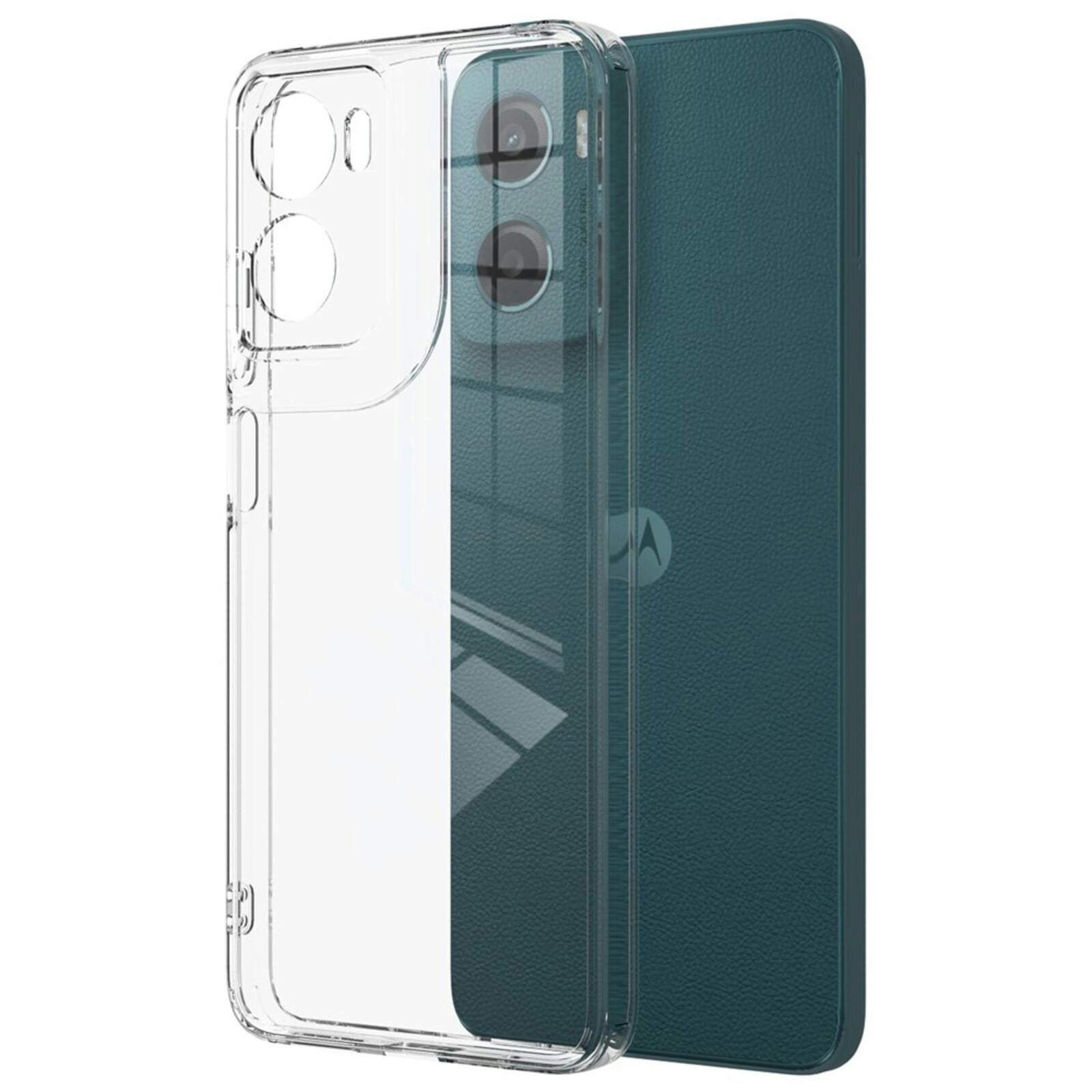 CaseBody Motorola Moto E15/G05s Schokbestendig Hoesje Blauw