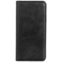 CaseBody iPhone 13 Fashion Real Leather Wallet Hoesje Zwart